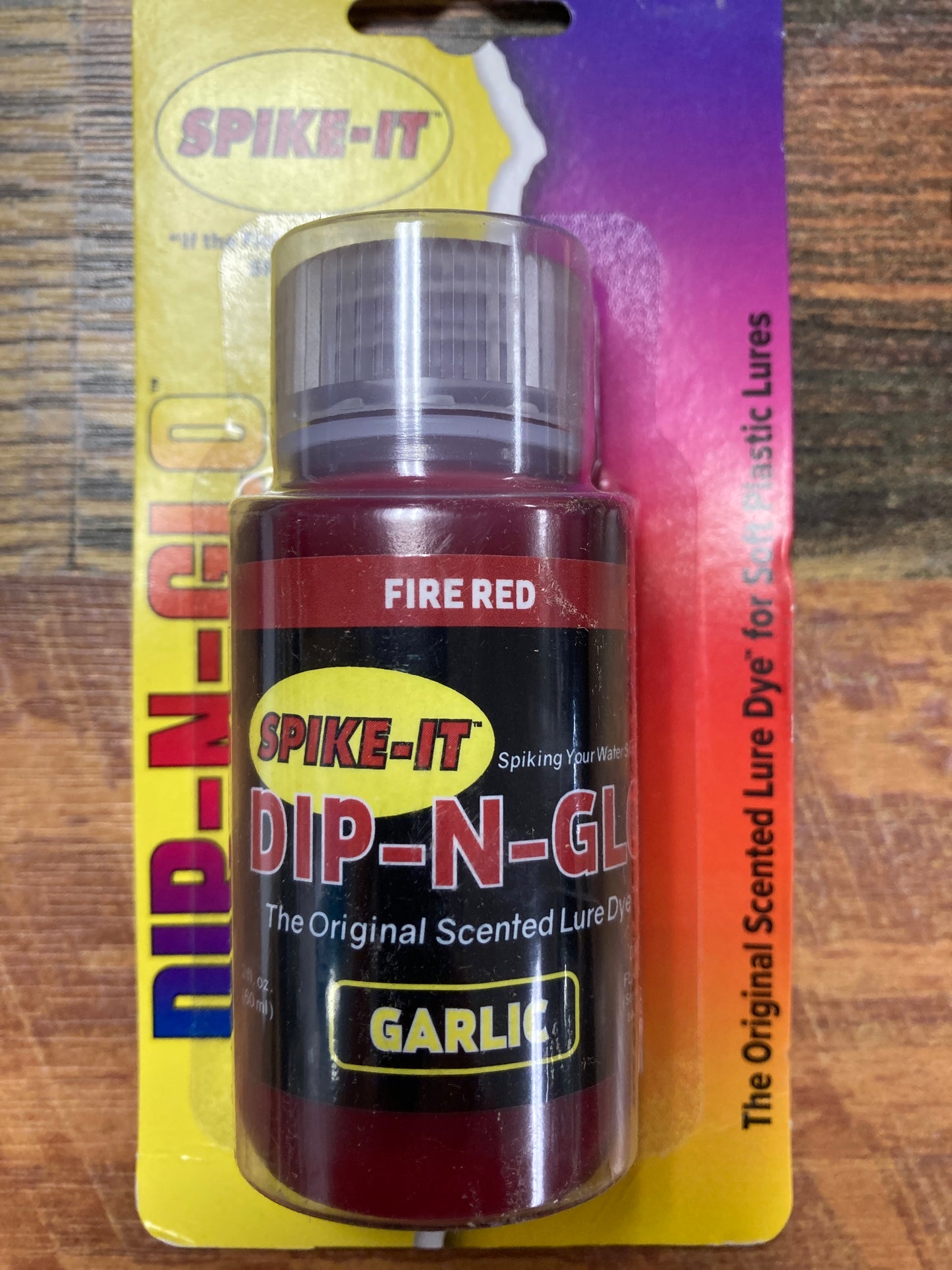 SPIKE IT Dip N Glow 2 oz. Fire Red/ Garlic