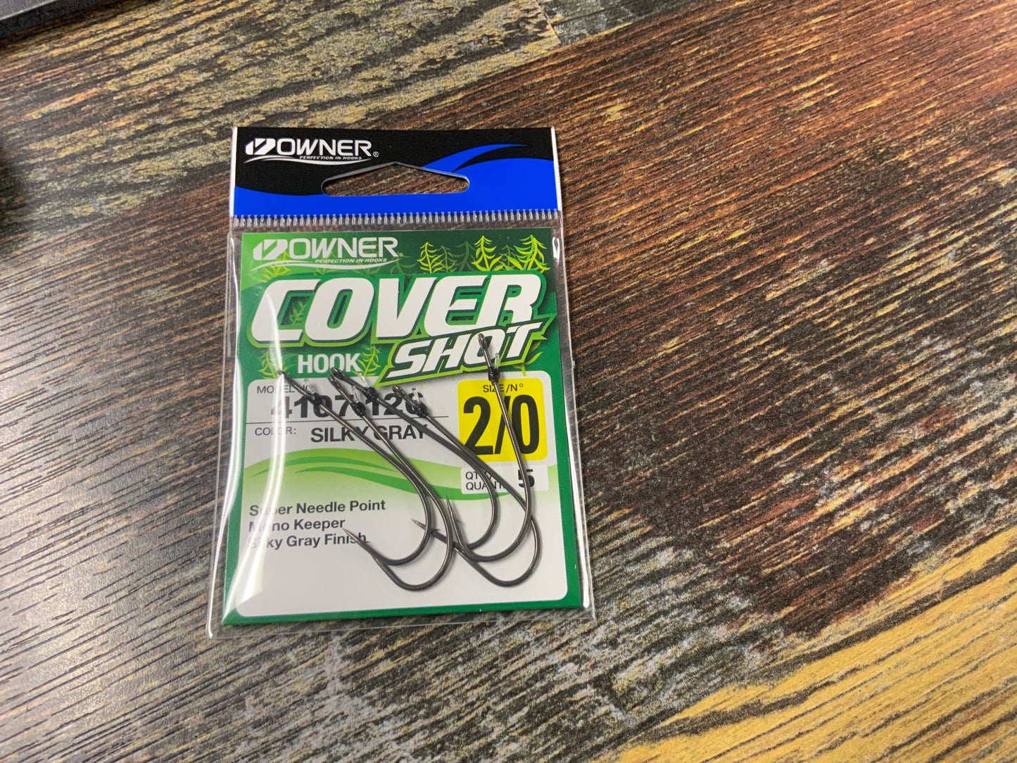 Owner Cover Shot 2/0 Silky Gray