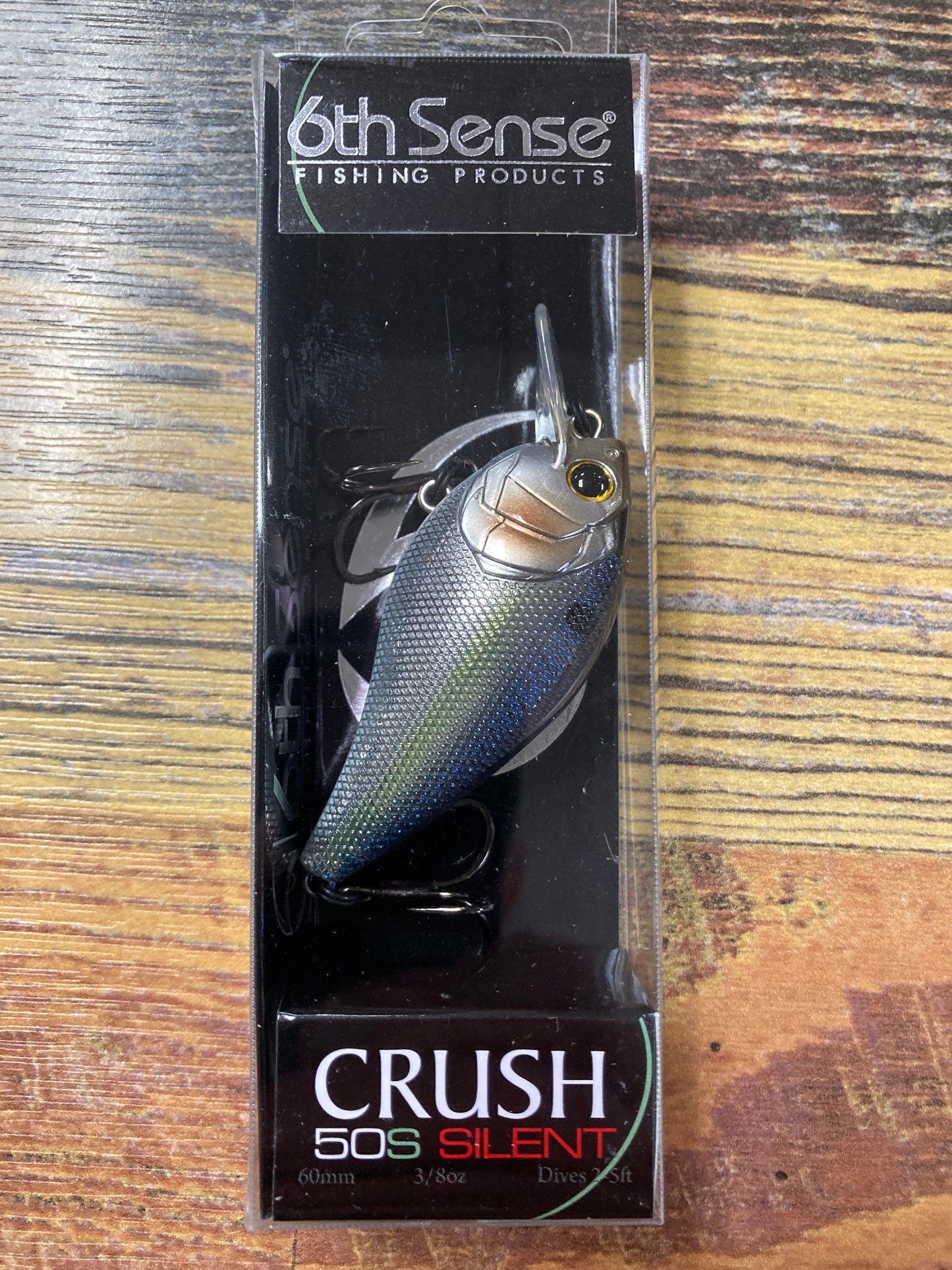 6th Sense Crush 50S Silent 3/8 oz. Chrome Threadfin