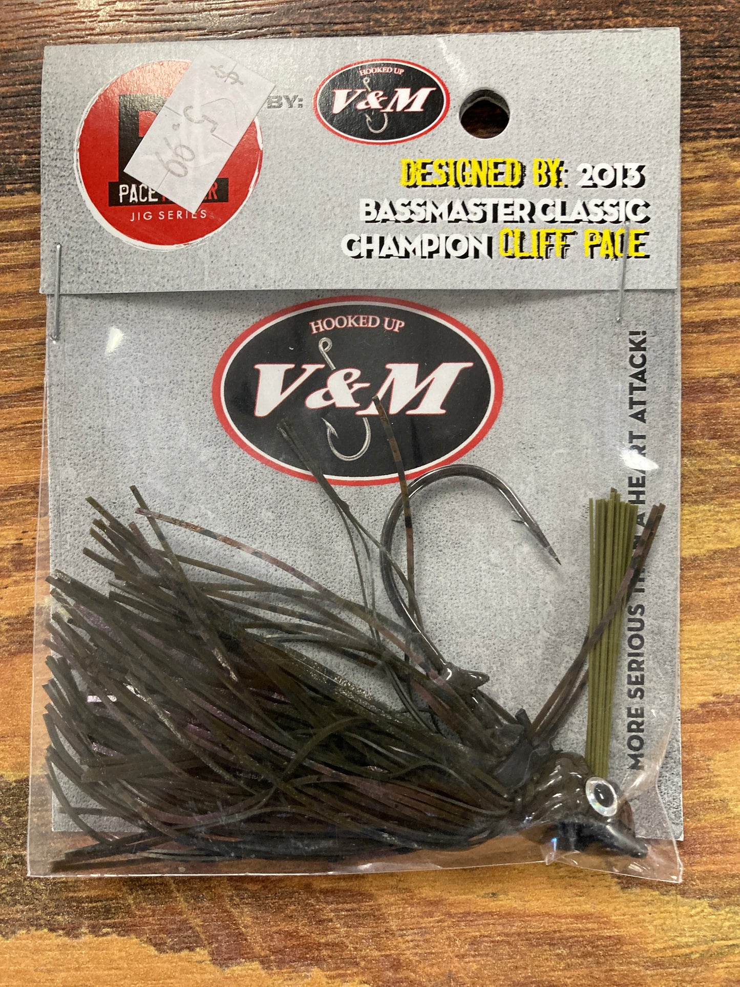 V&M Swim Jig - Green Pumpkin Purple Haze