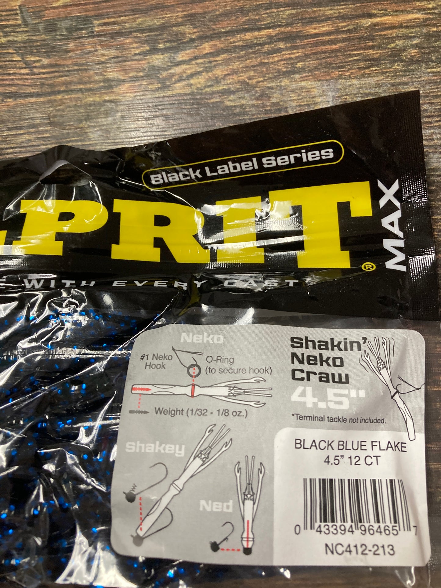 Culprit Neko Craw Black Blue Flake