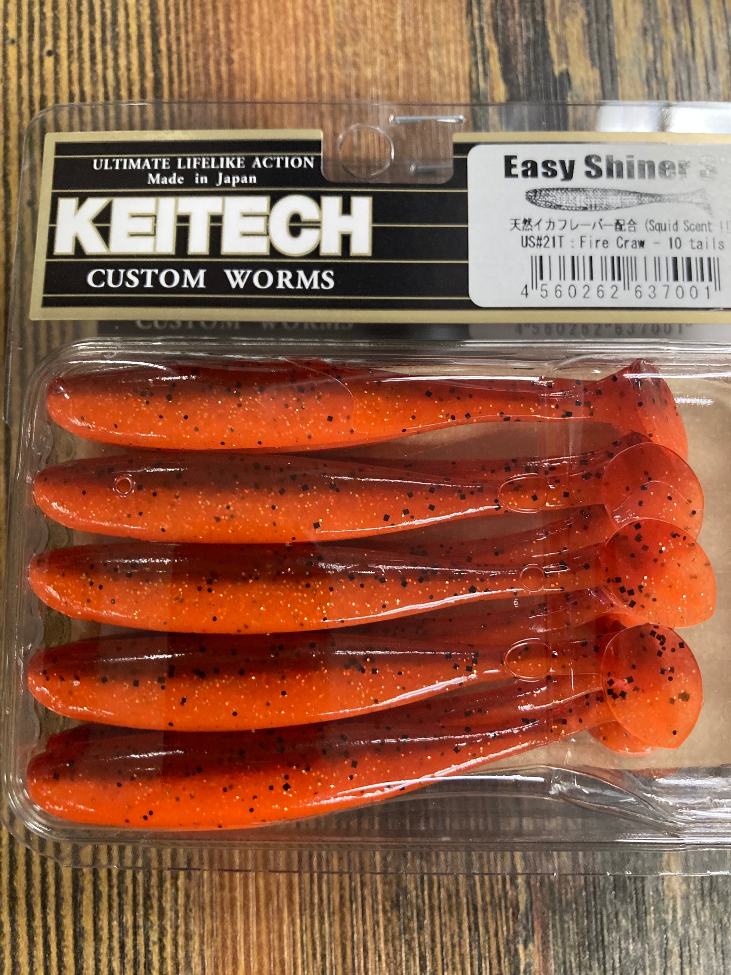 Keitech Easy Shiner 3" Fire Craw
