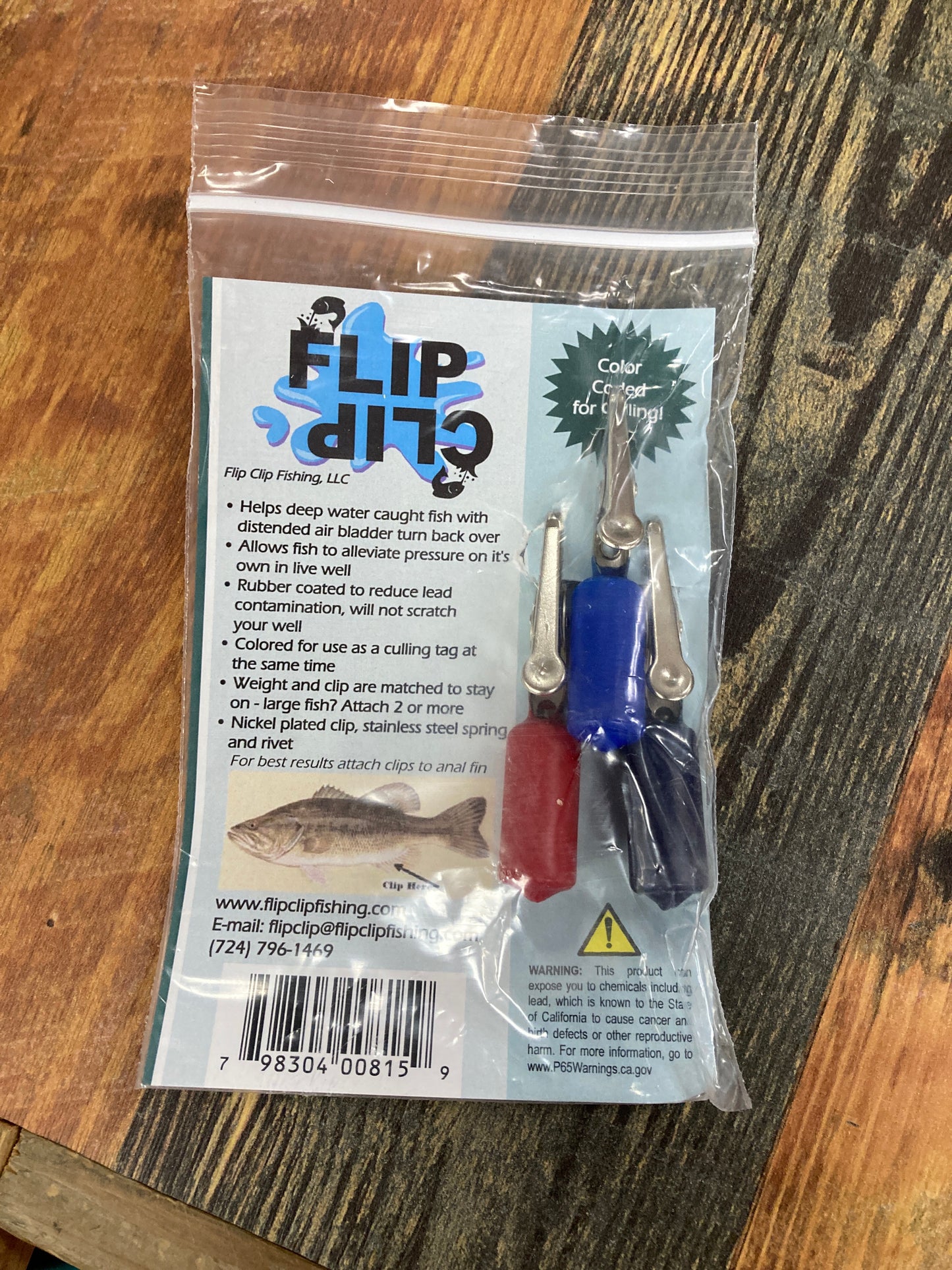 Flip Clip Live Well 3 - Air Bladder Relief