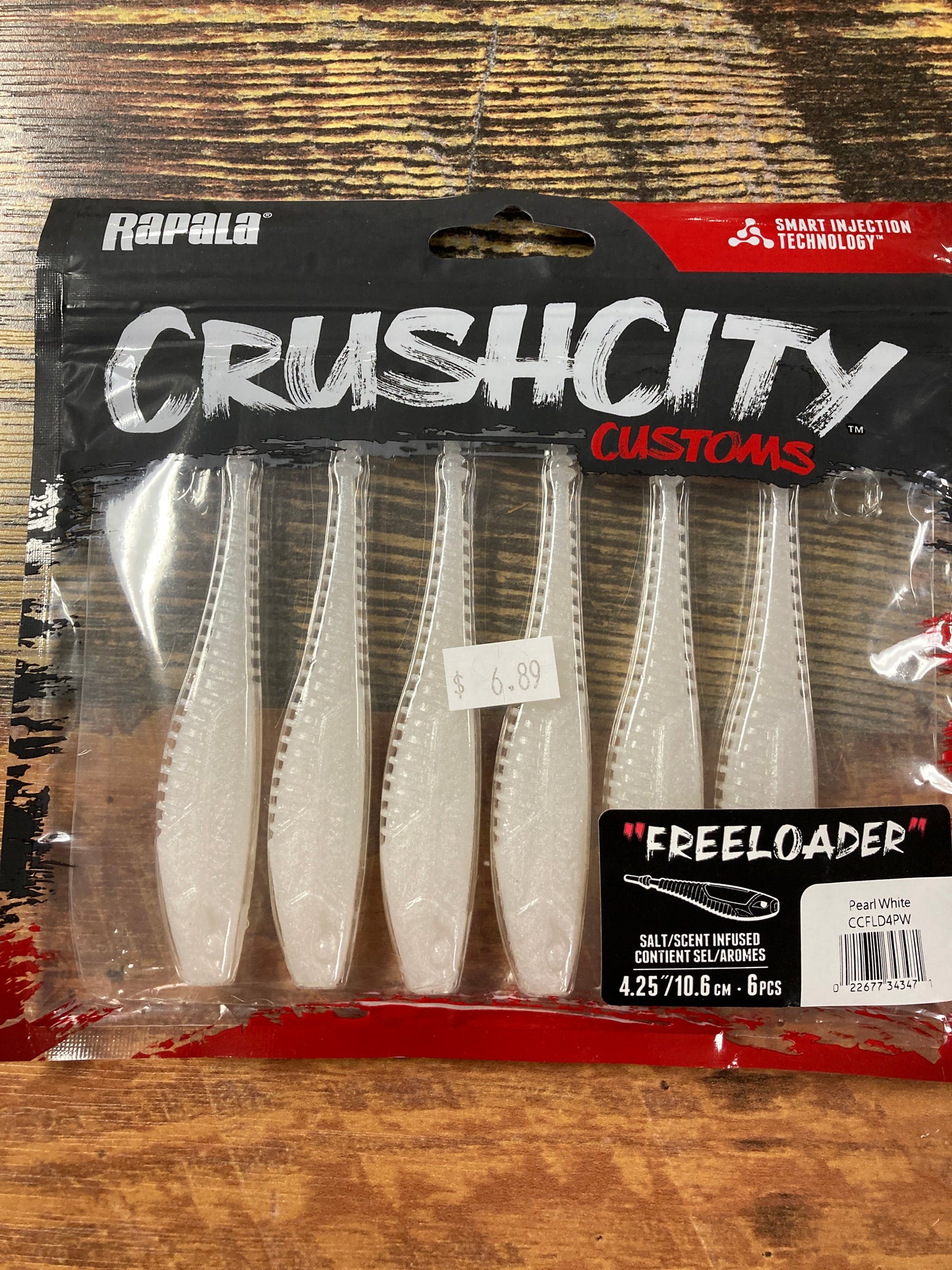 Rapala Crushcity Freeloader 4.25" Pearl White