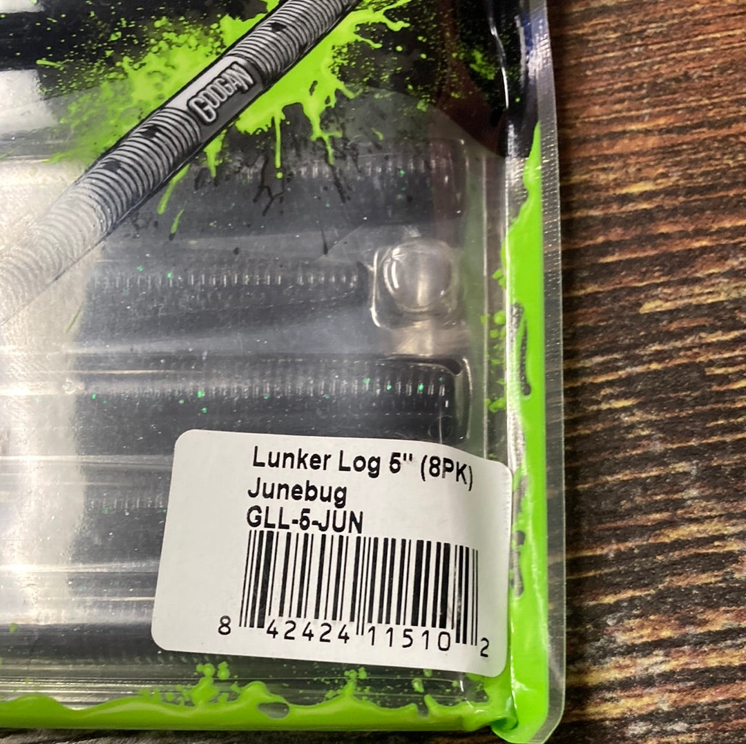 Googan Lunker Log 5” Junebug