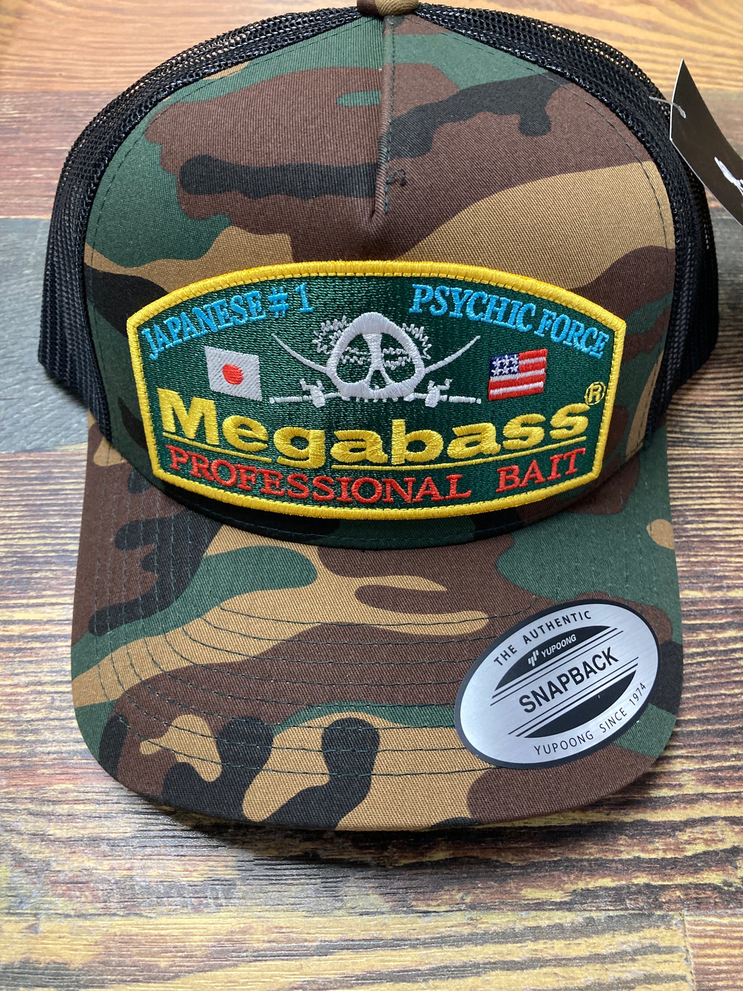 Megabass Hat Psychic Camo