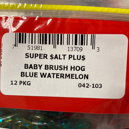 Zoom baby brush Hog Blue Watermelon