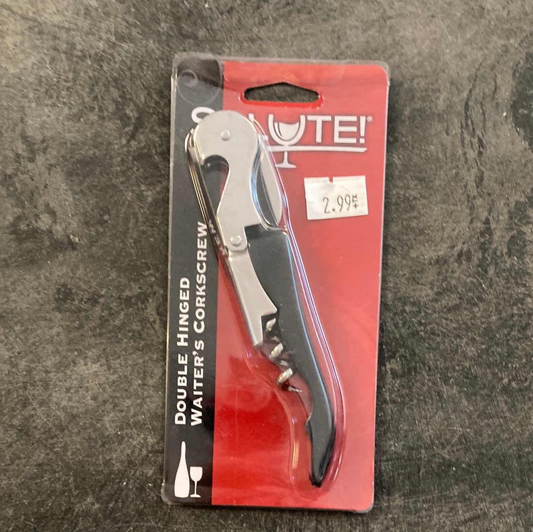 Salute Double Hinged Waiter Corkscrew