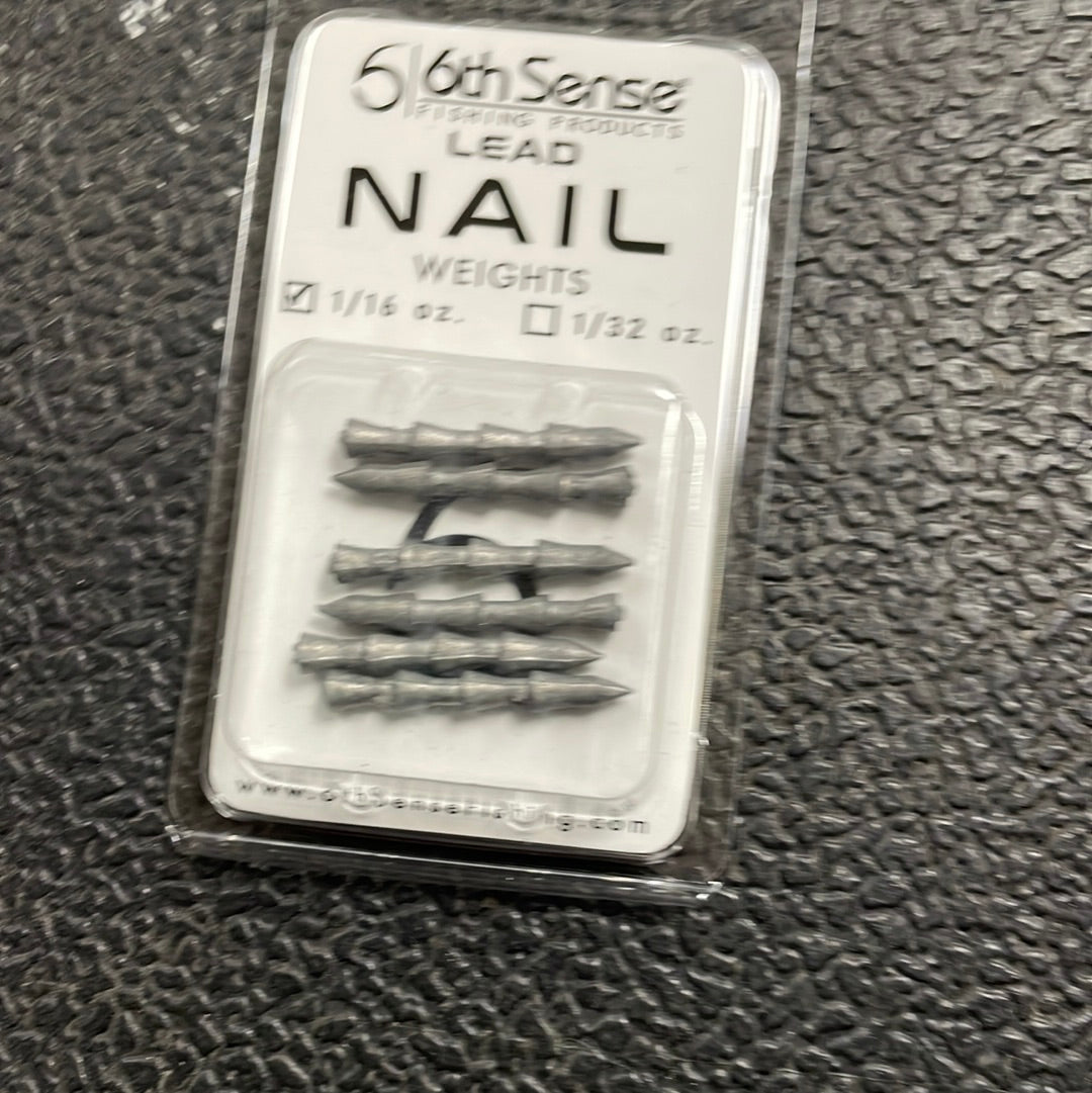 6th Sense Nail Weights 1/16 oz. Raw