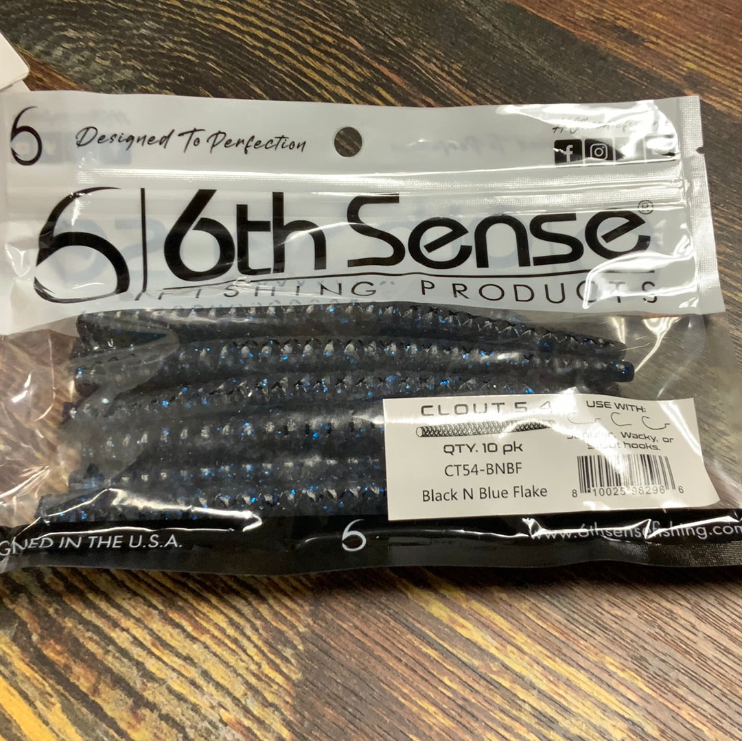 6th Sense Clout 5.4" Black Blue Flake