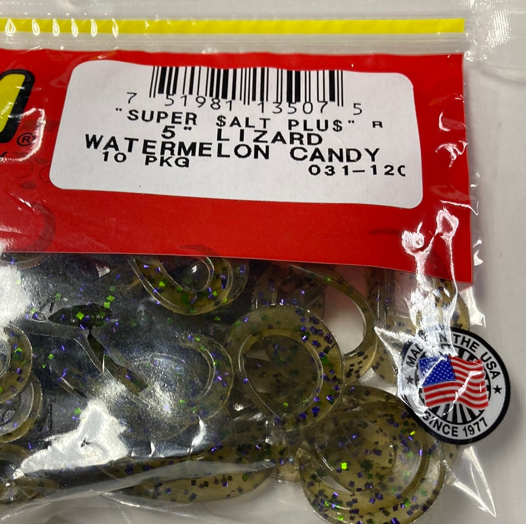 Zoom 5” Lizard - Watermelon Candy