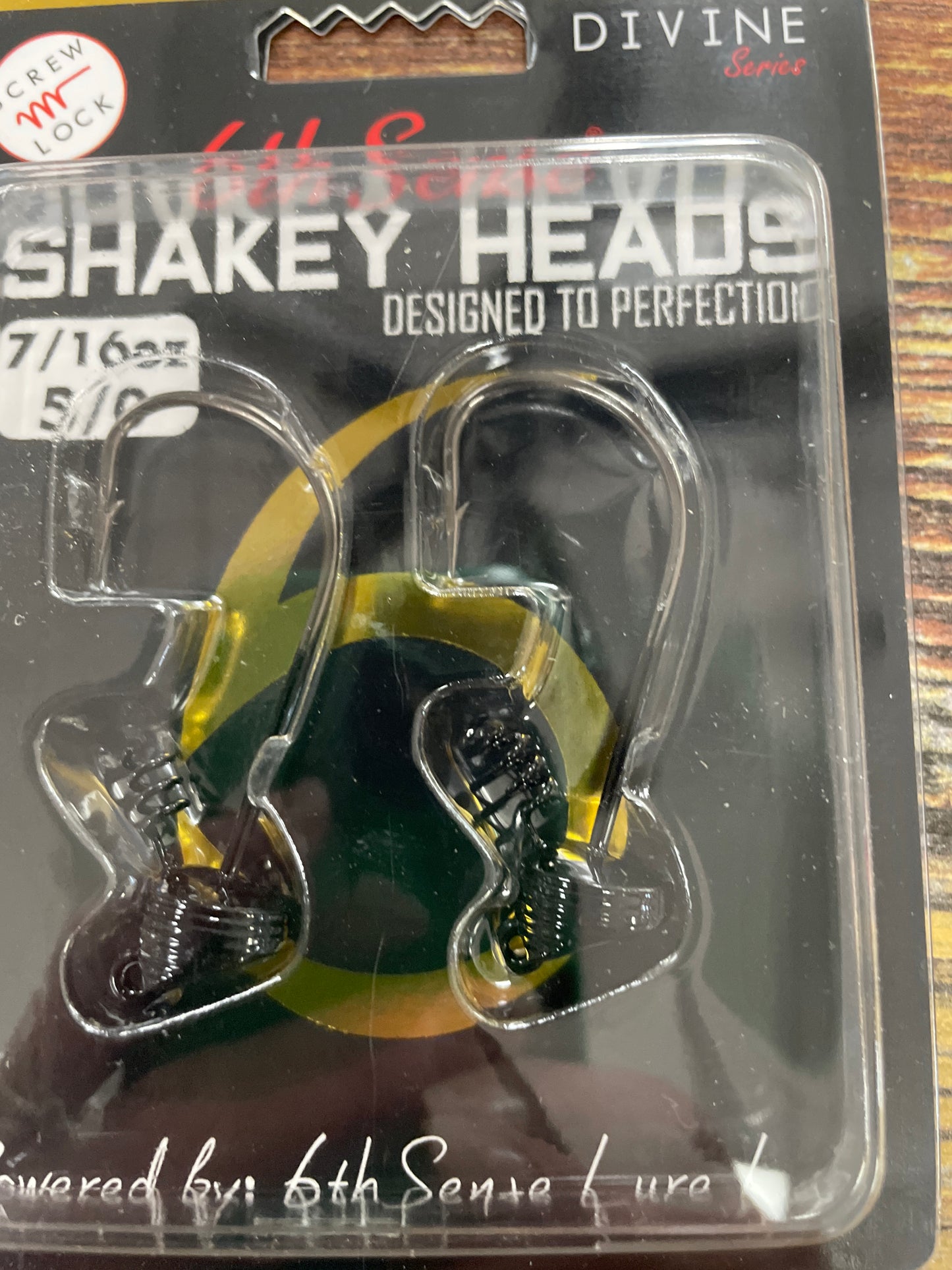 6th Sense Divine Series Shaky Heads 7/16 oz. 5/0 Black