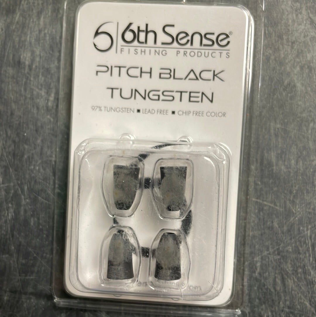 6th Sense Pitch Black Tungsten Weight 1/8 oz.