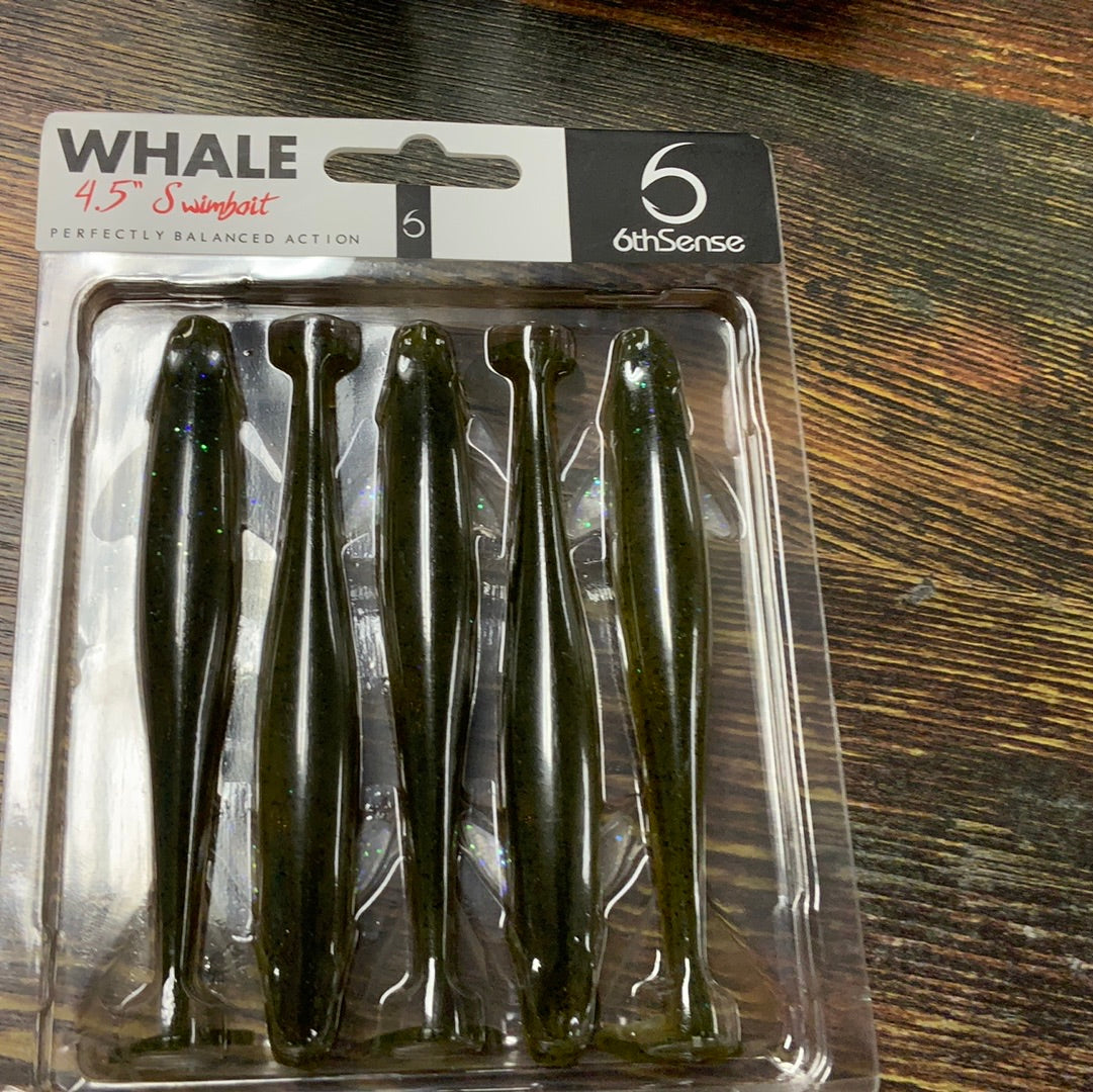 6th Sense Whale Swimbait 4.5" Electric Shiner