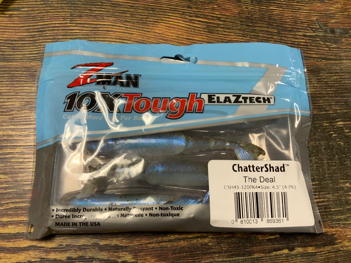 A Man Chatterbait Chattershad 4.5" The Deal