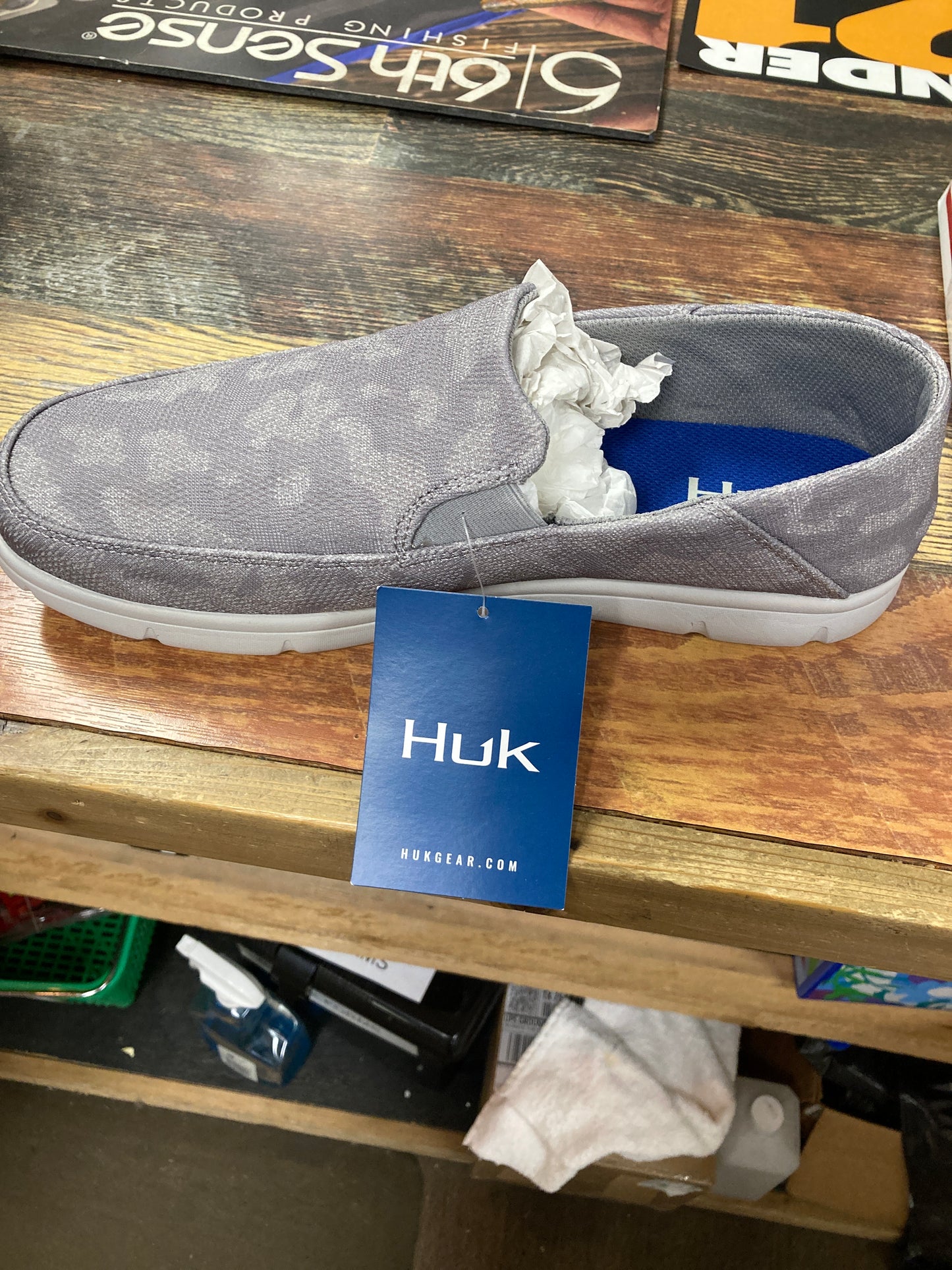 HUK performance Brewster overcast grey size 12