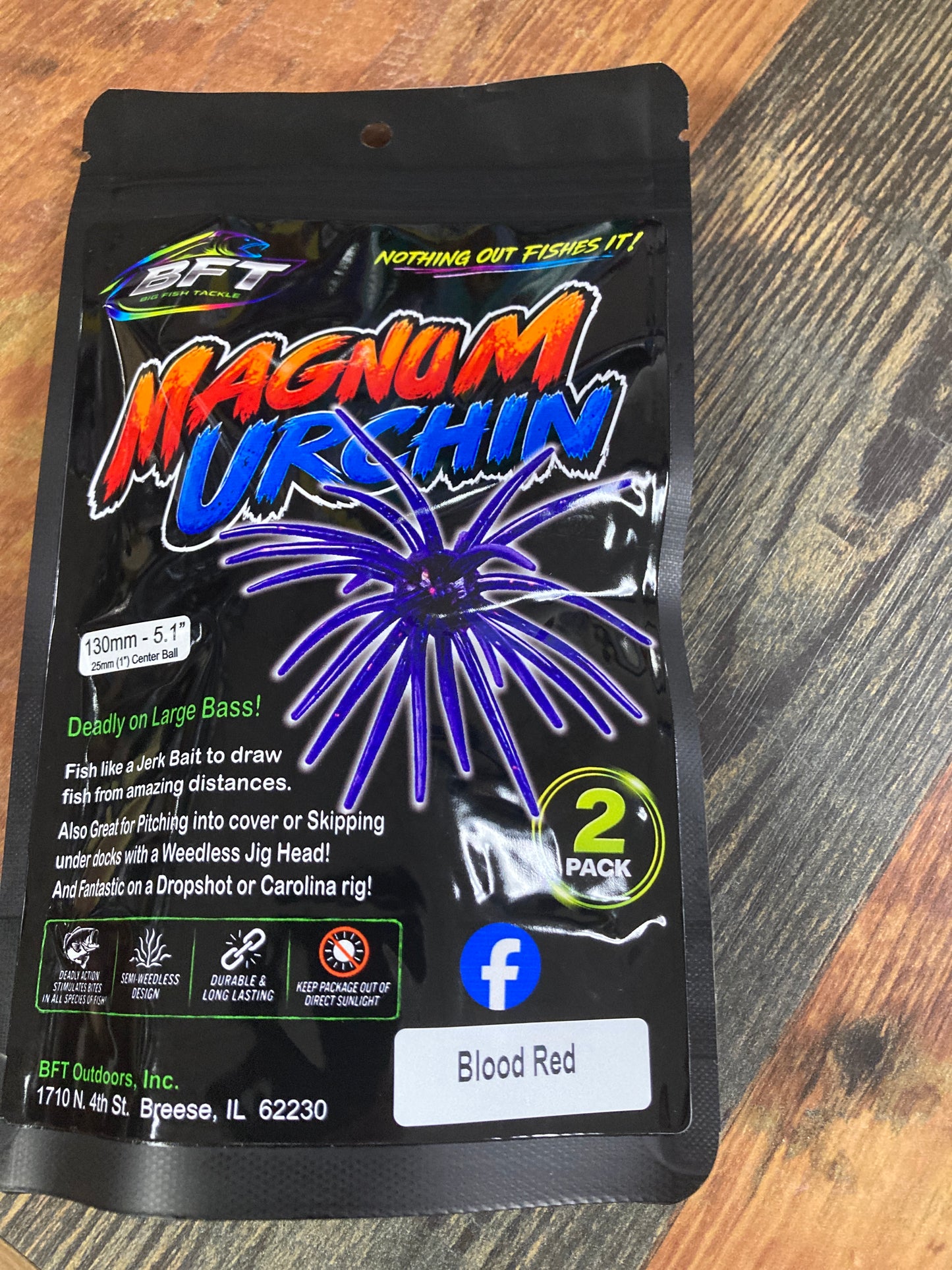 BFT Magnum Urchin Blood Red 2 pk