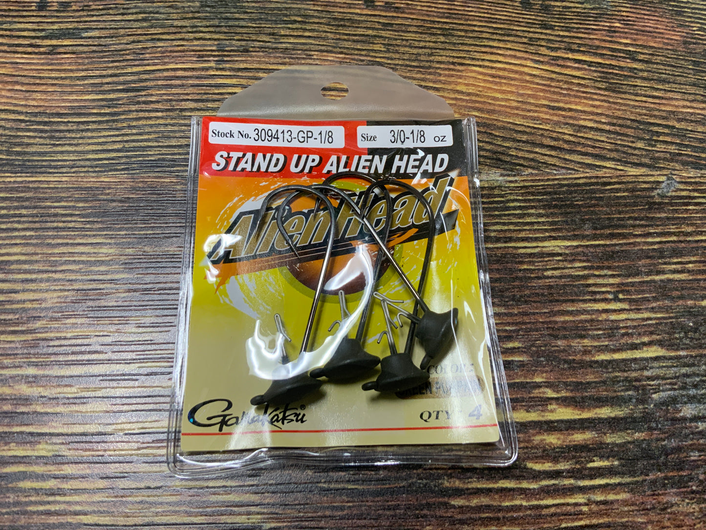 Gamakatsu Stand Up Alien 1/8 oz. Green Pumpkin