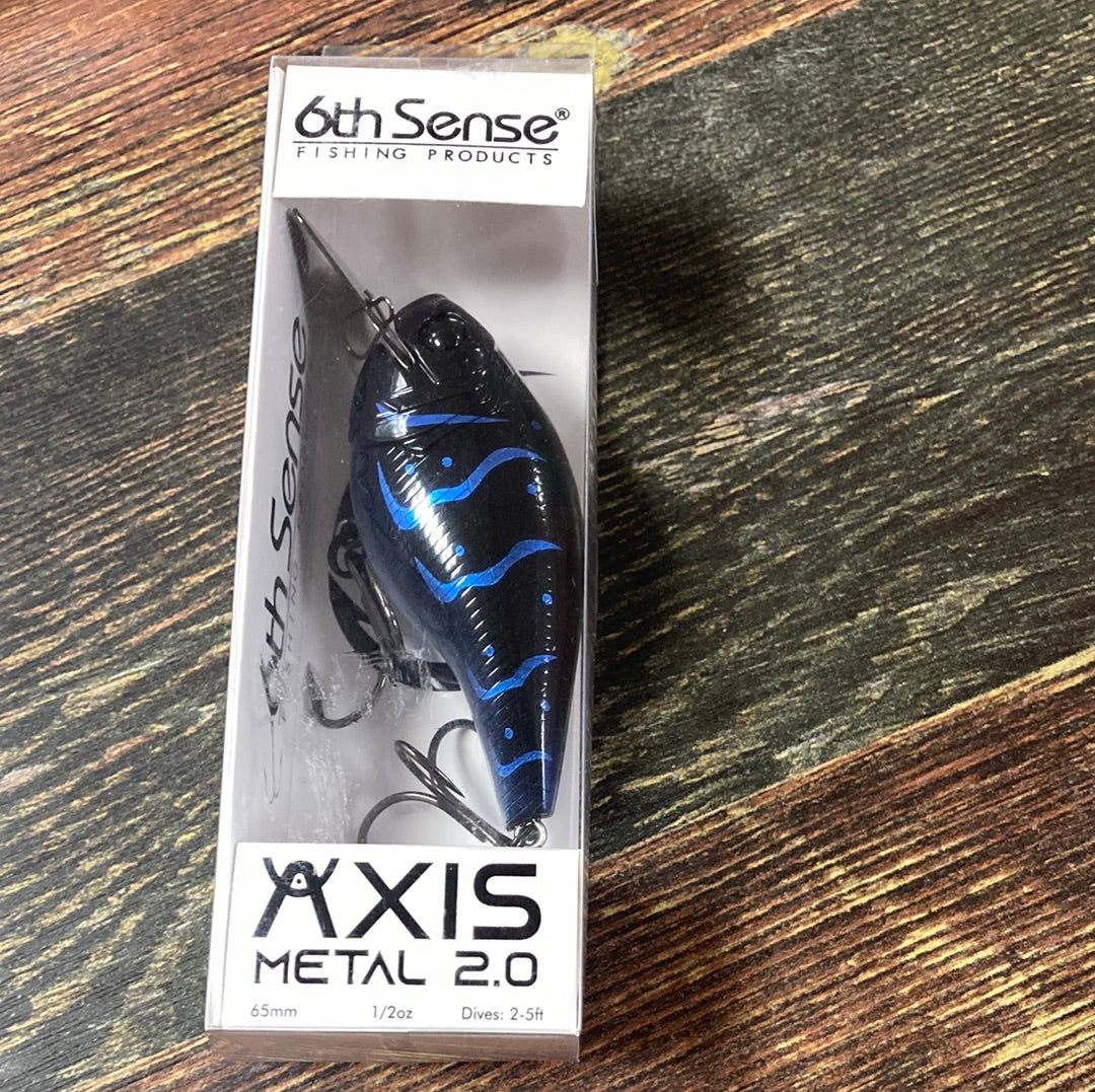 6th Sense Axis Metal 2.0 - 1/2 oz. Black N Blue Craw