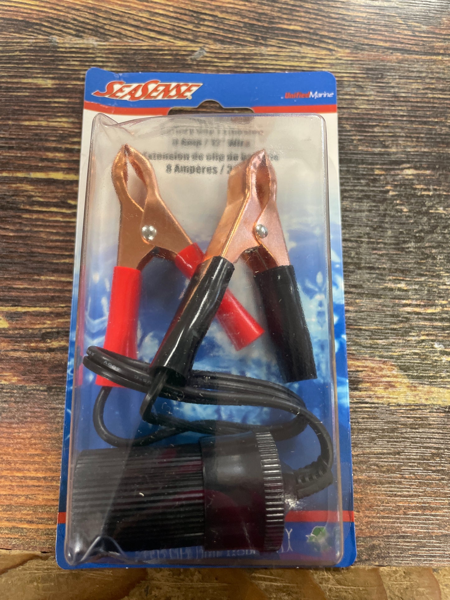 Sea Sense 8 Amp 12” Wire Battery Clip Extension