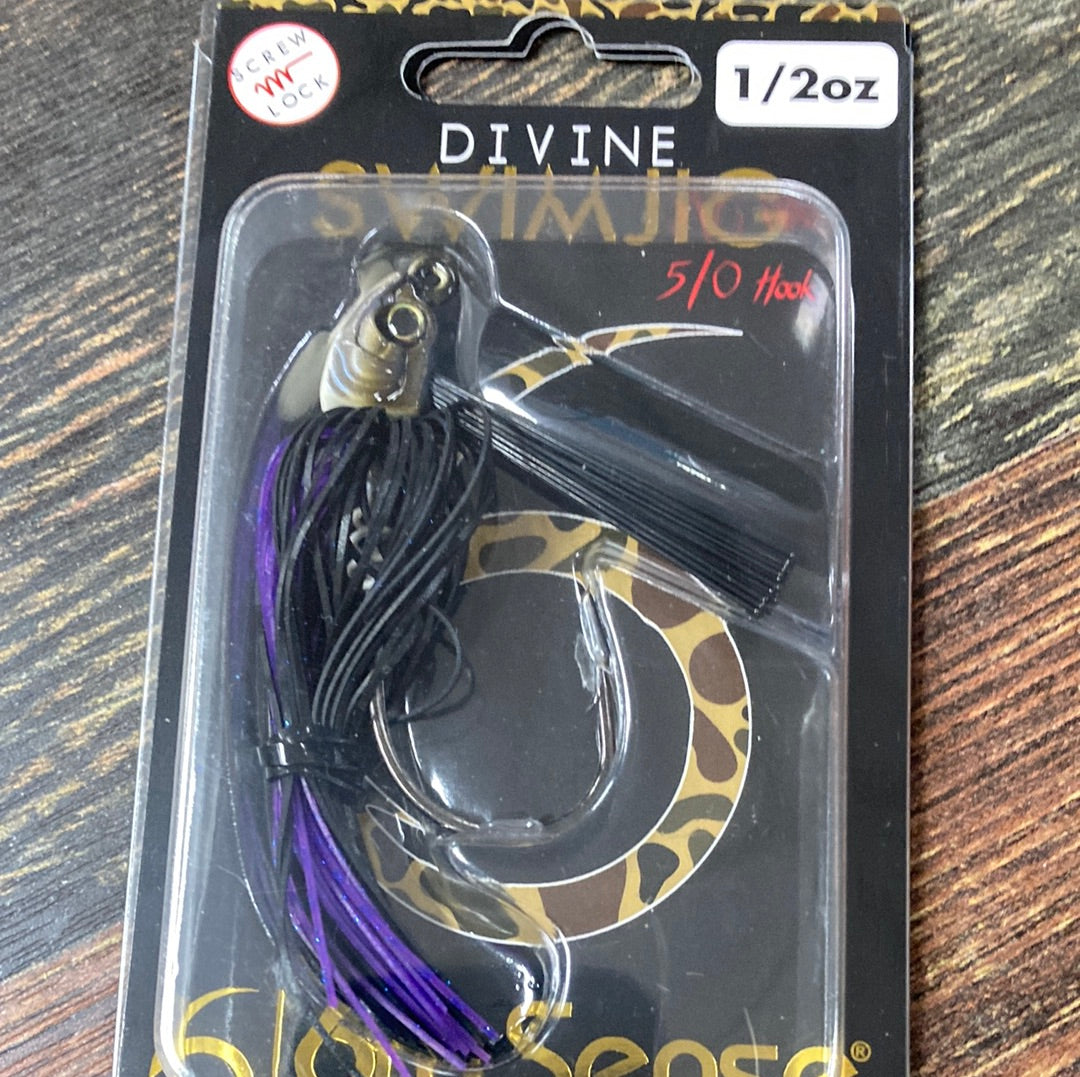 6th Sense Divine Swim Jig 1/2 oz. 5/0 June Bug Gill