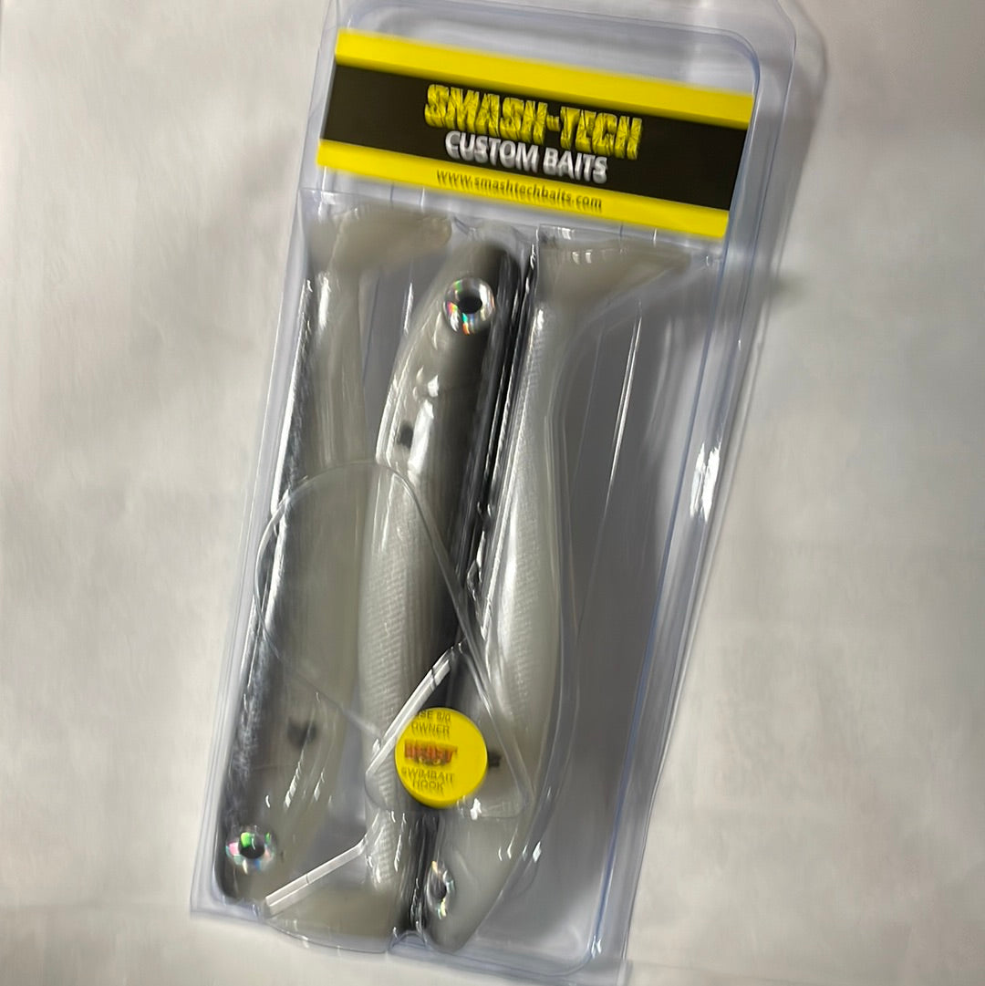 Smash Tech Hollow Body Swimbait Pearl Flash