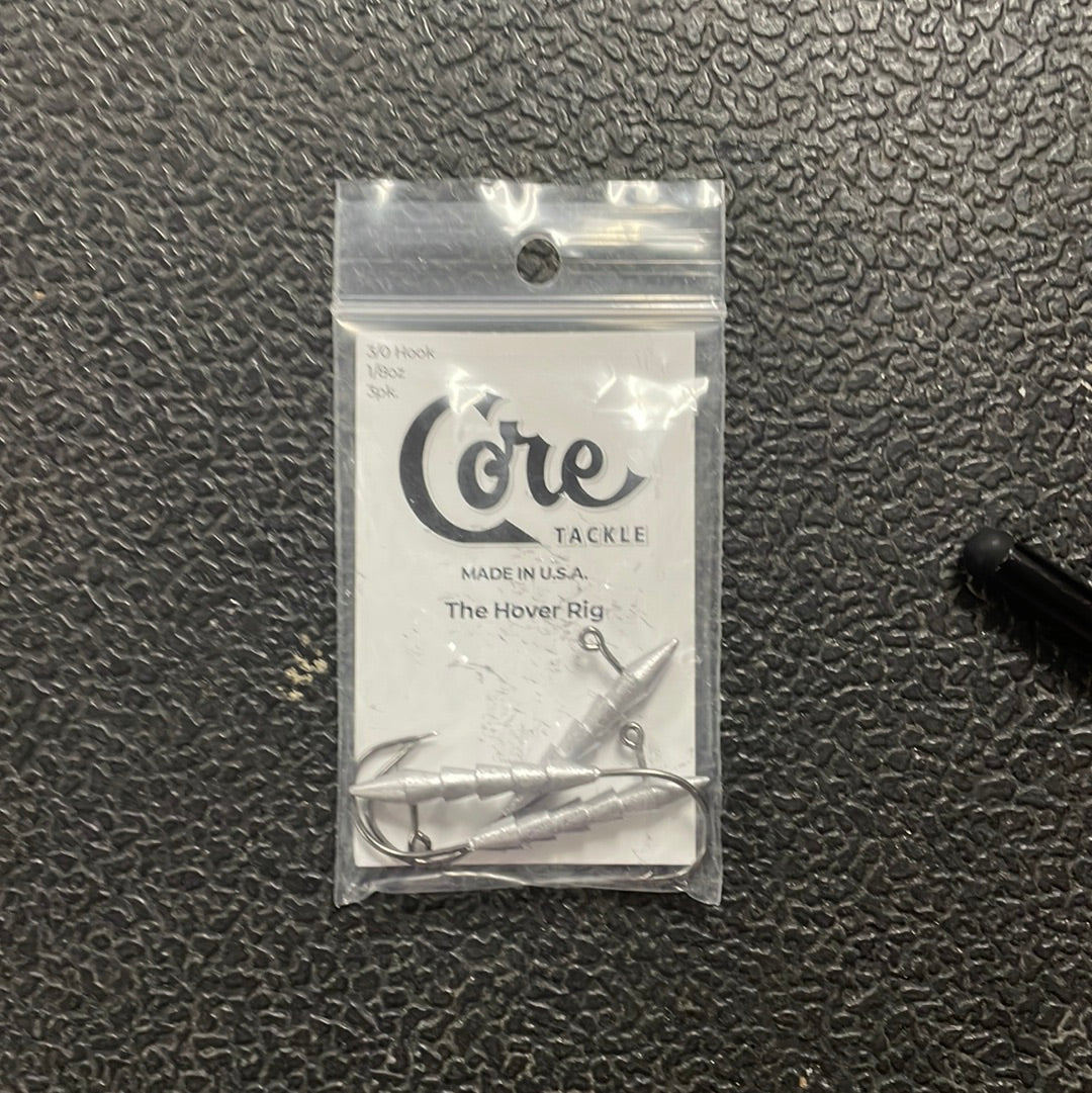 Core Tackle The Hover Rig 3/0 Hook 1/8 oz 3pk