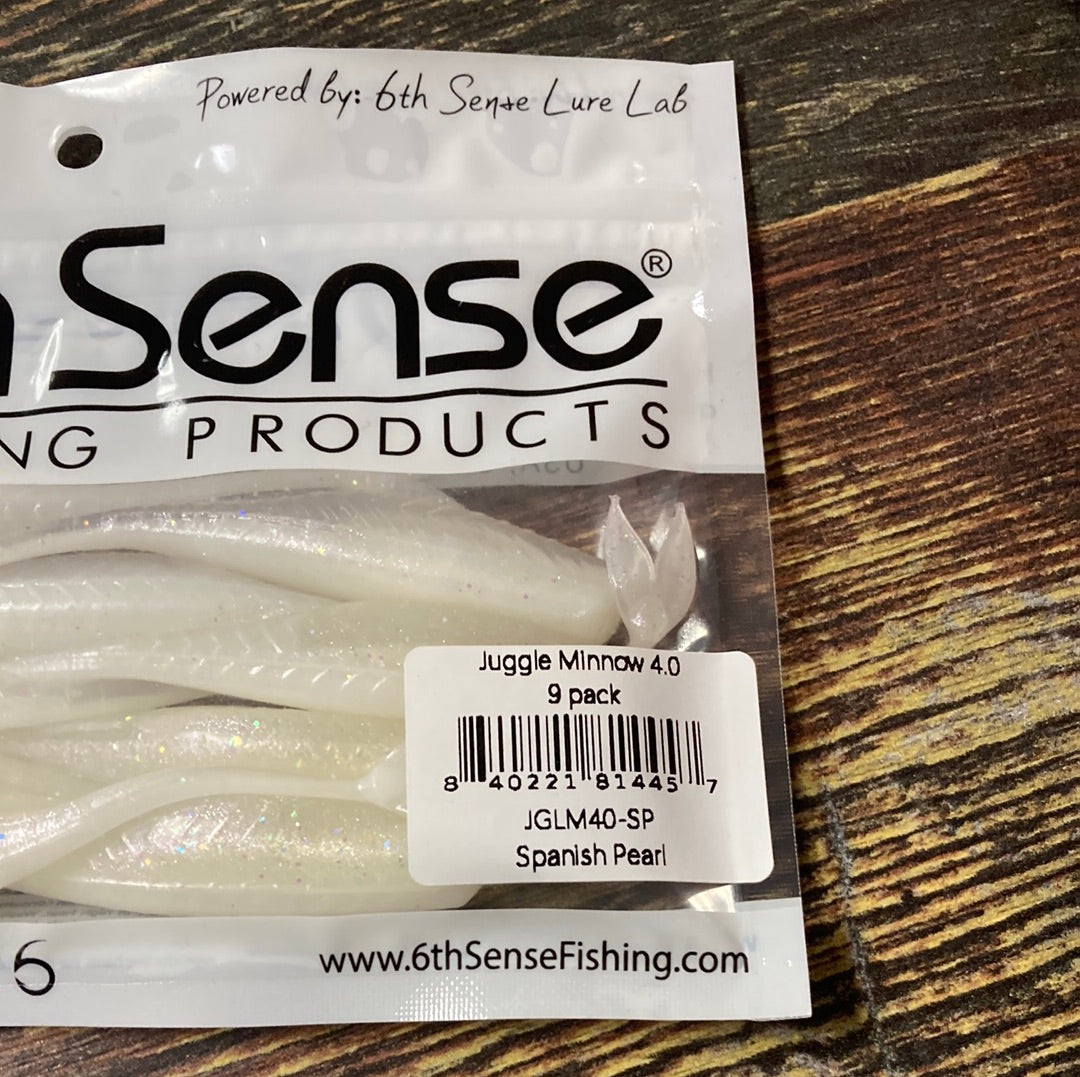 6th Sense Juggle Minnow 4" Spanish Pearl