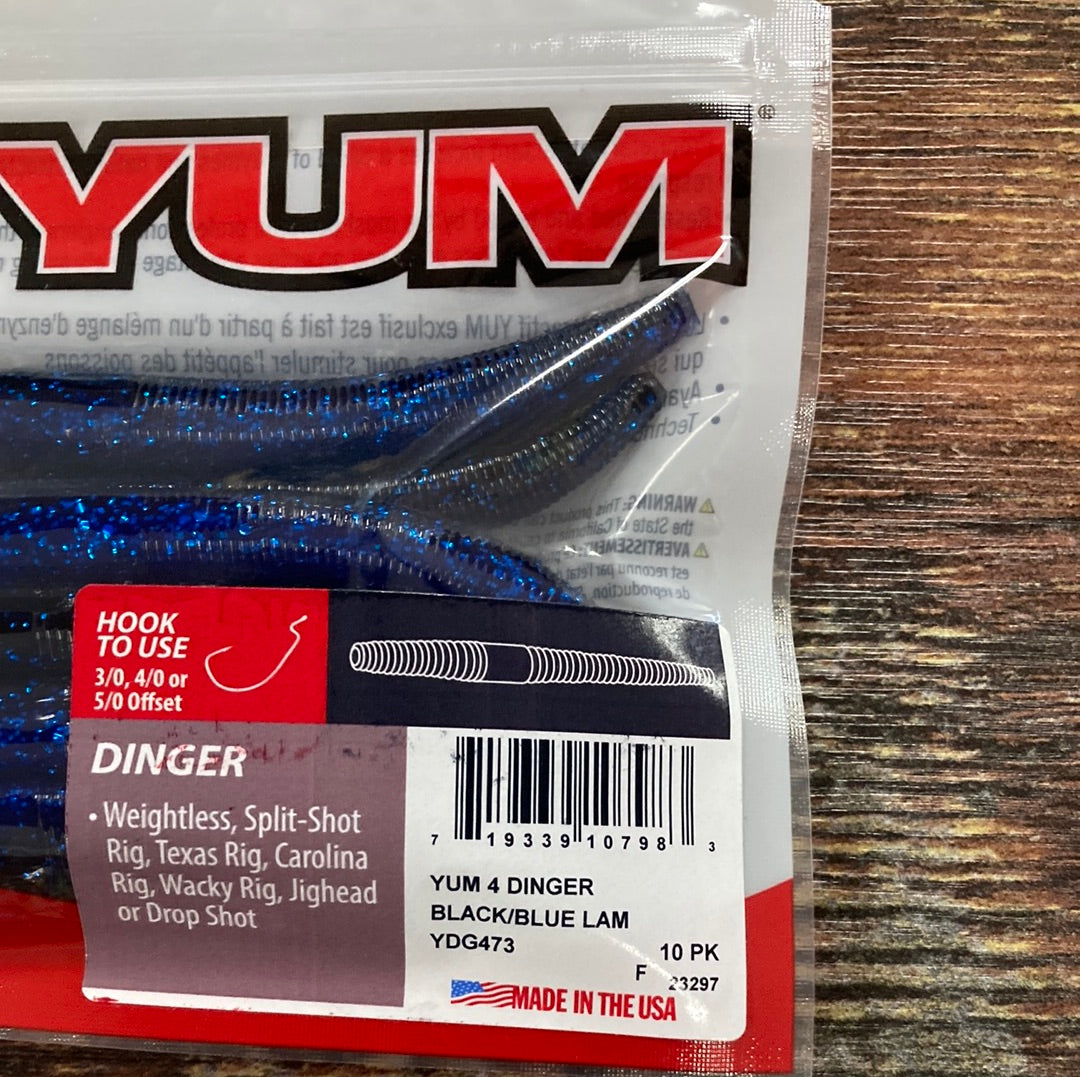 Yum Dinger 4 - Black/ Blue Lam