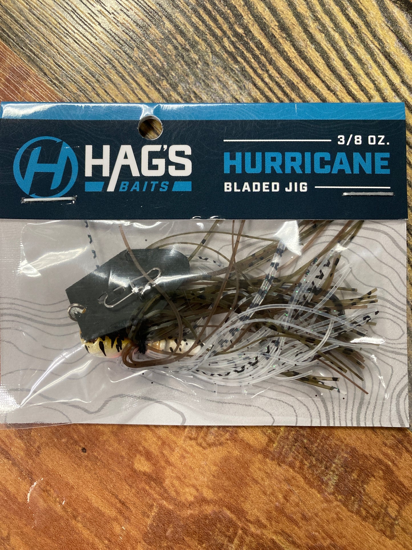 Hags Hurricane Bladed Jig 3/8 oz. Hags Shad