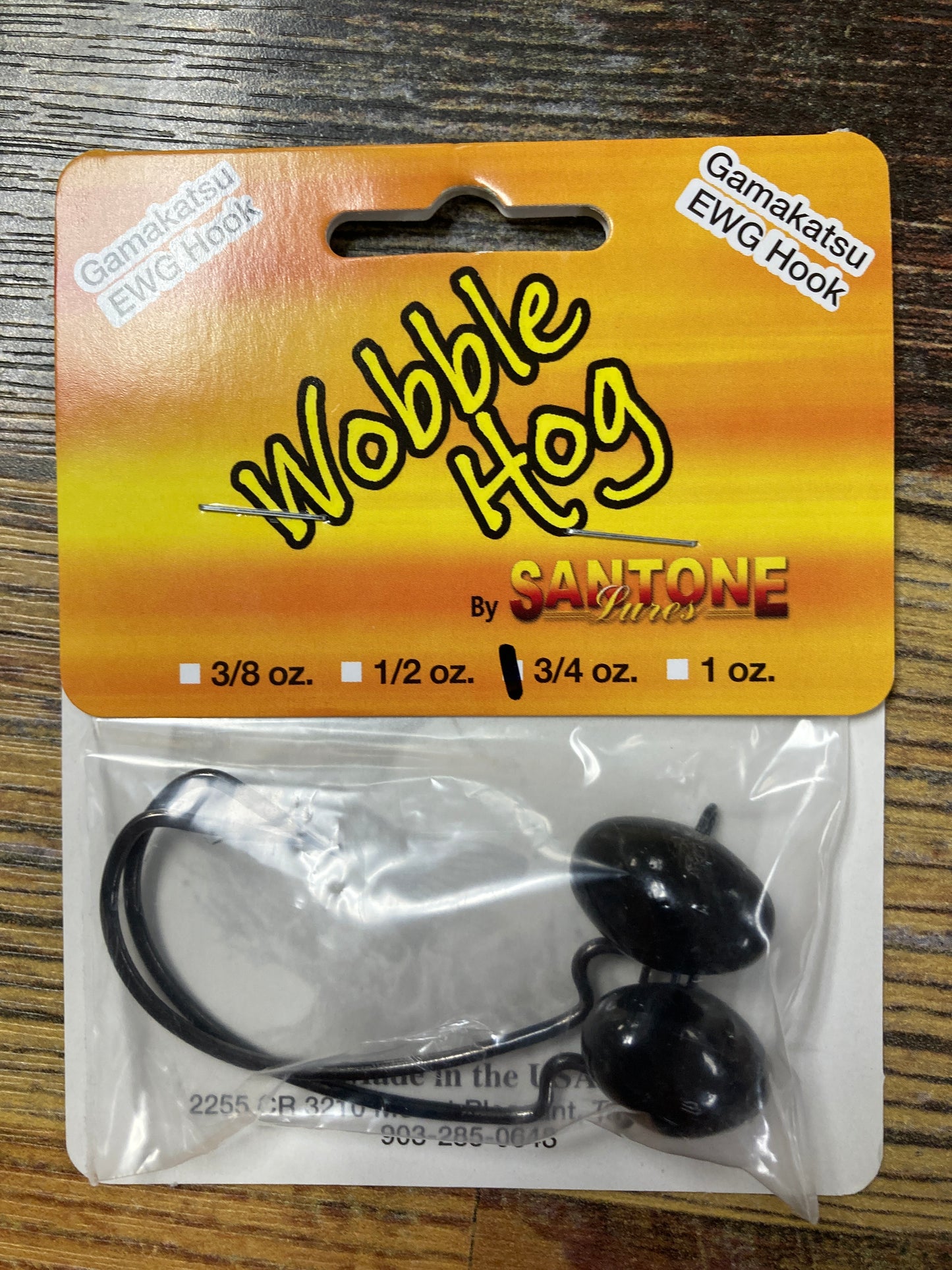 Santone Wobble Hog 3/4 oz. Black