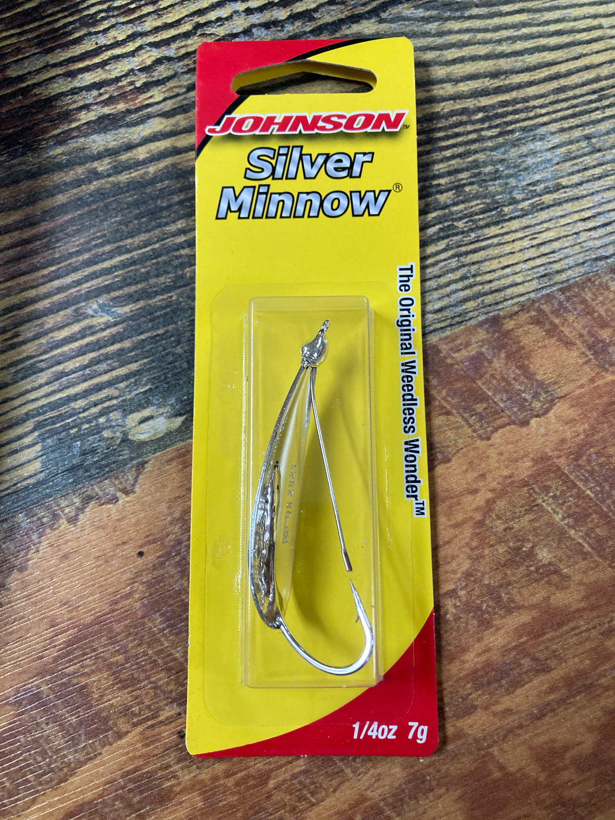 Johnson Silver Minnow 1/4 oz 2” Silver