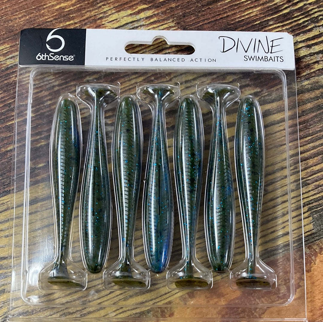 6th Sense Divine Swimbait 3.2" Bluegrass Magic
