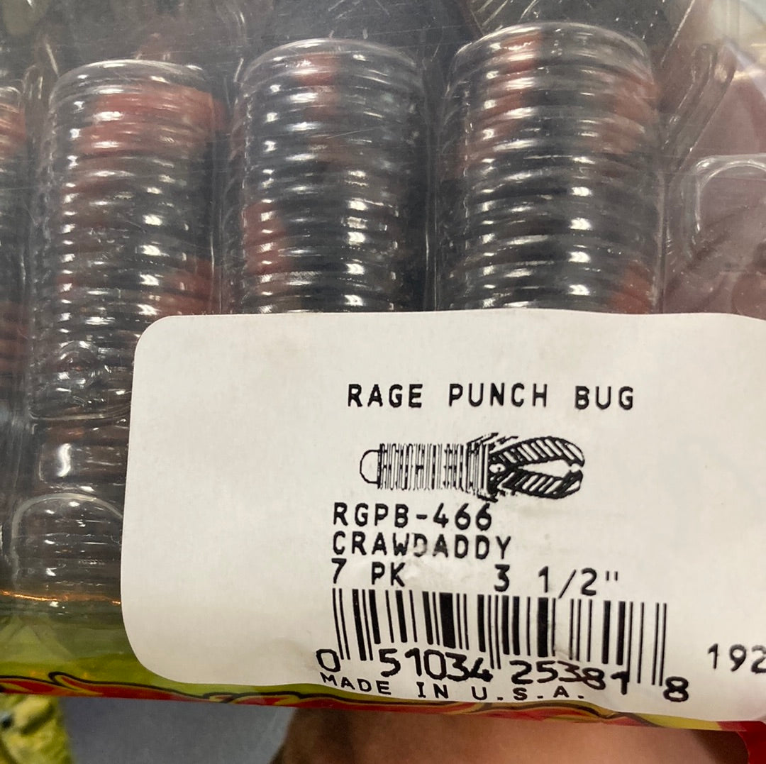 Strike King Rage Tail Punch Bug 3-1/2" Crawdaddy