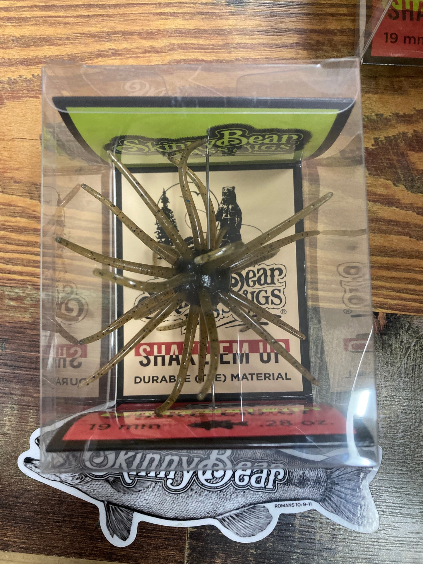 Skinny Bear Shake’em Up 19mm Green Pumpkin