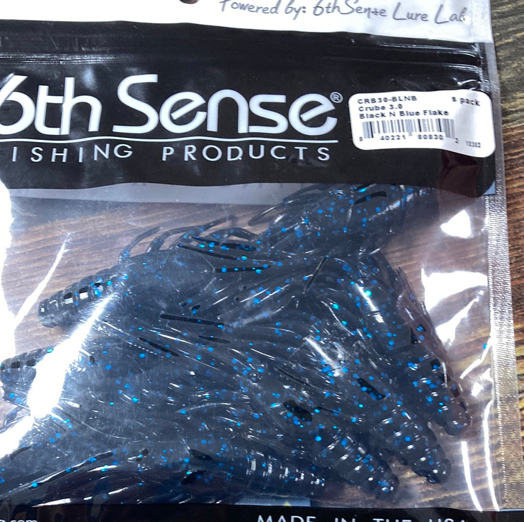 6th Sense Crube 3.0" Black N Blue
