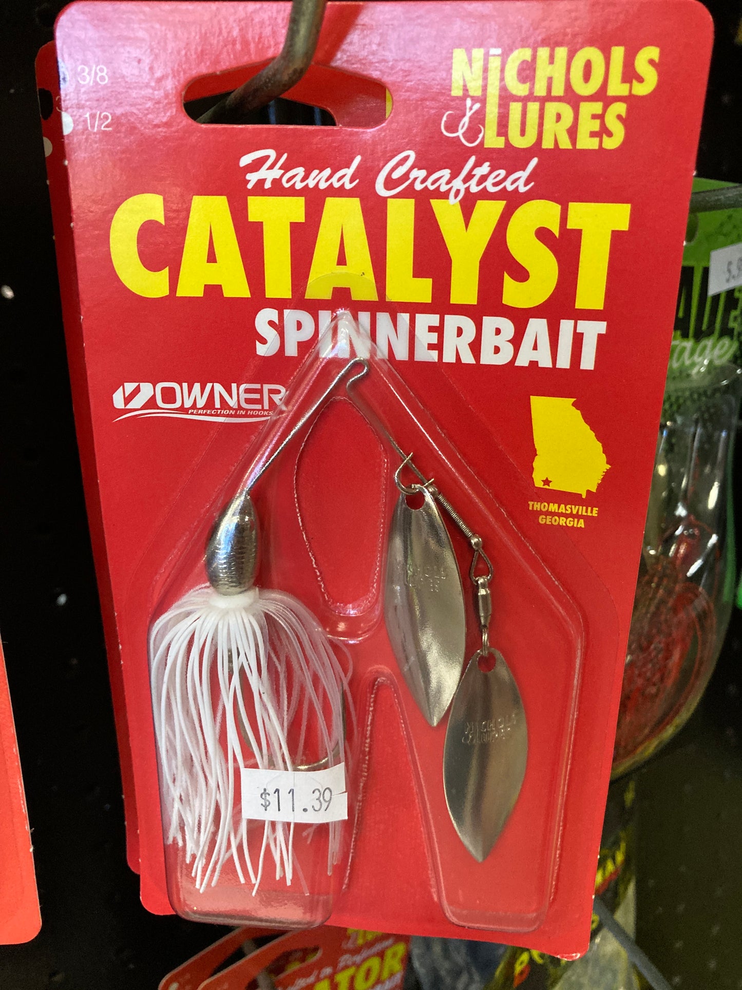 Nichols Catalyst Spinnerbait 3/8 oz. Sight Flash