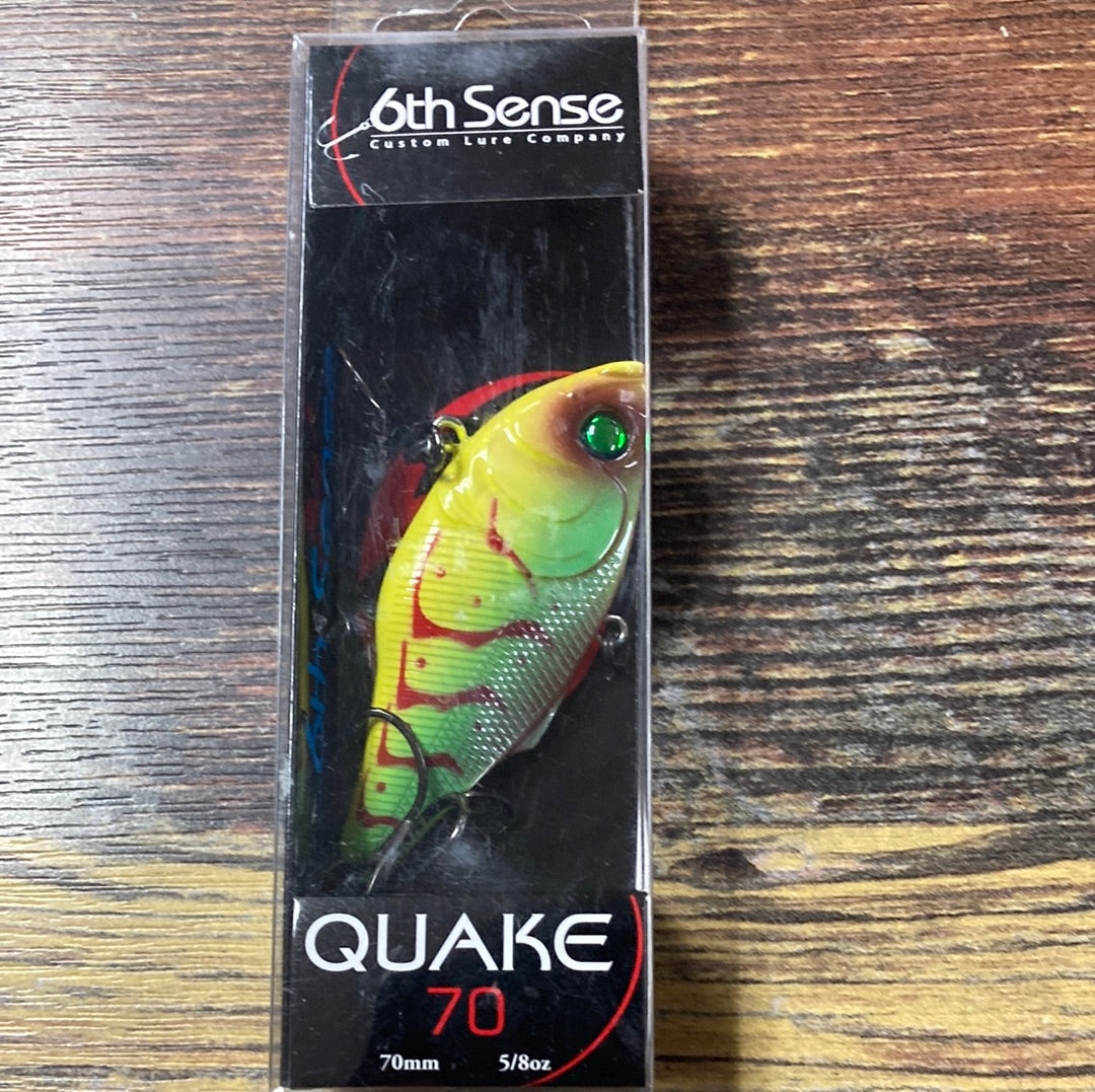 6th Sense Quake 70 - 5/8 oz. Neon Craw