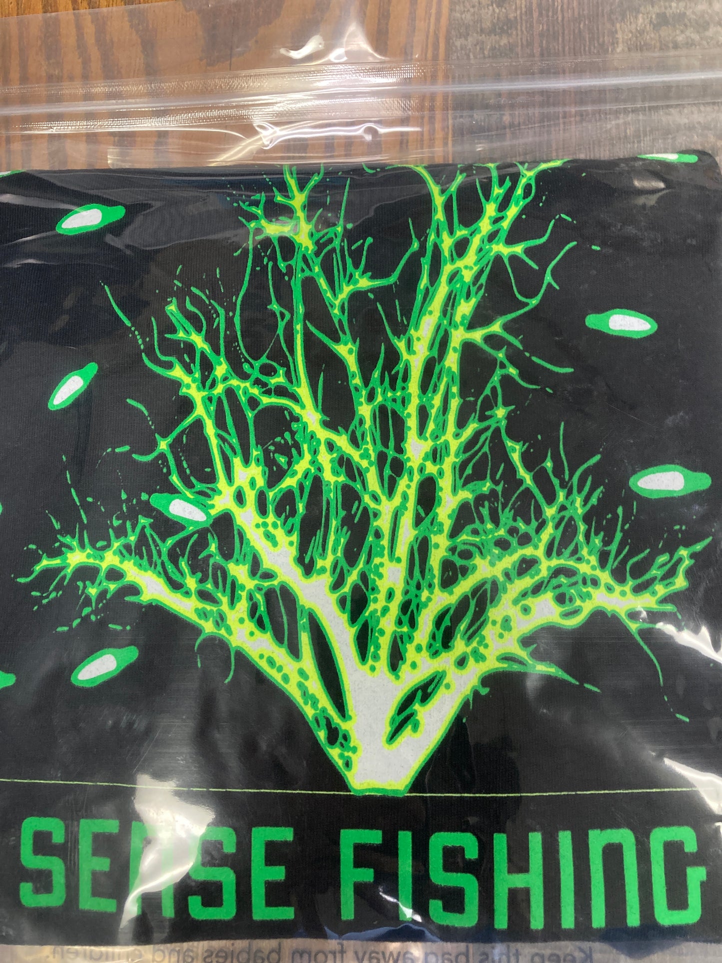 6th Sense Sonar Strike Tee Black Green Large