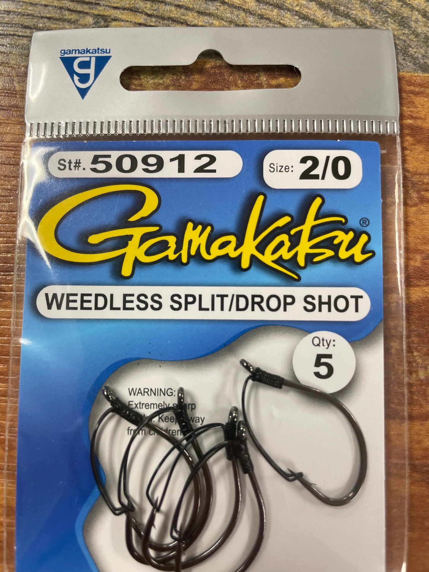 Gamakatsu Weedless Split/Drop Shot 2/0