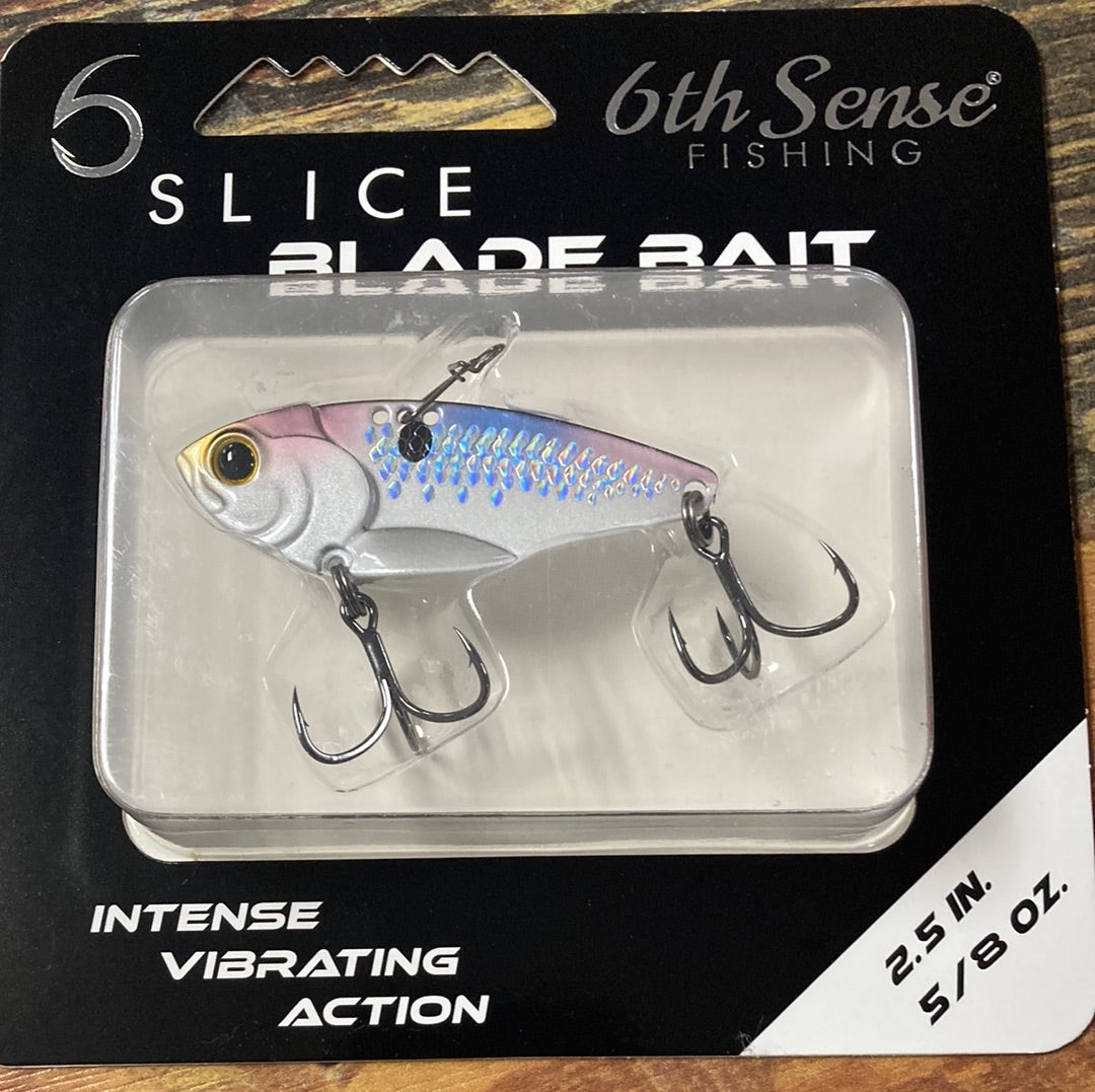 6th Sense Slice Blade Bait 5/8 oz. 2.5" Shad Scales