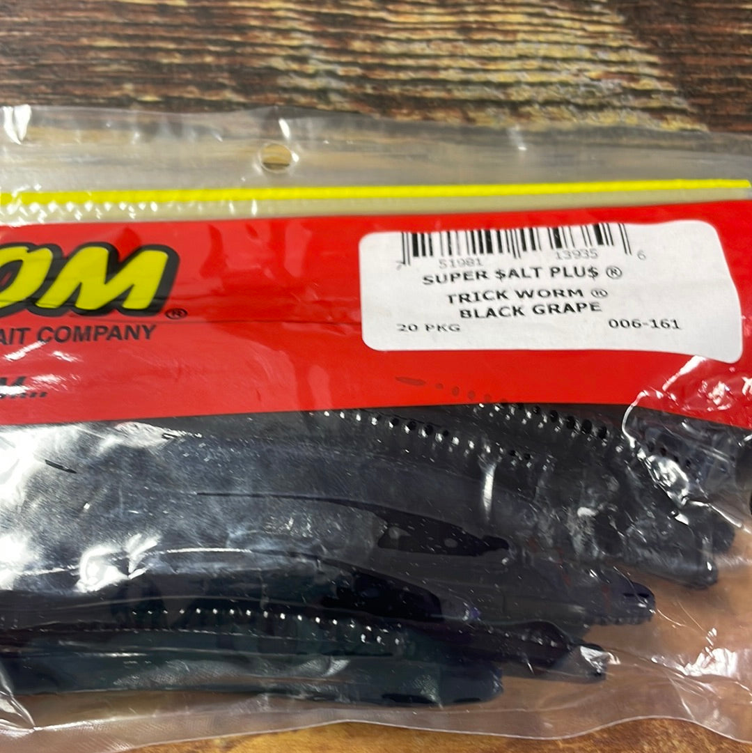 Zoom Trick Worm - Black Grape