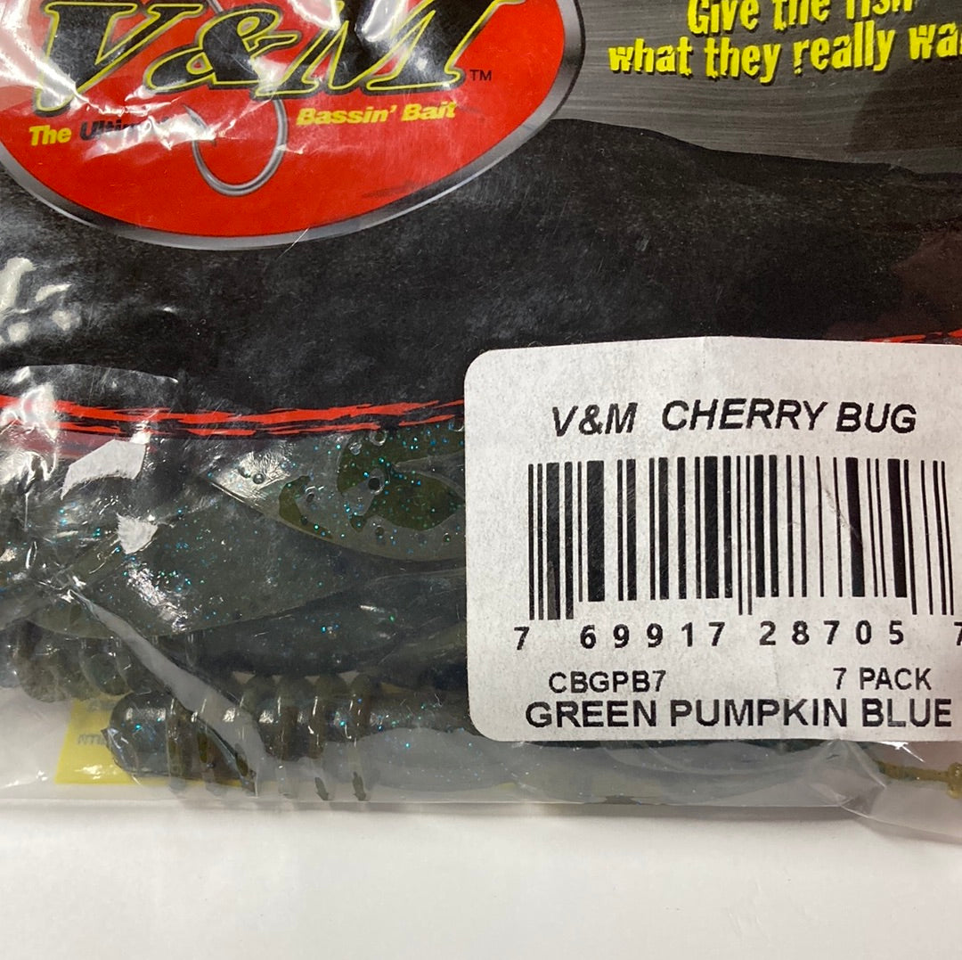 V&M Cherry Bug - Green Pumpkin Blue