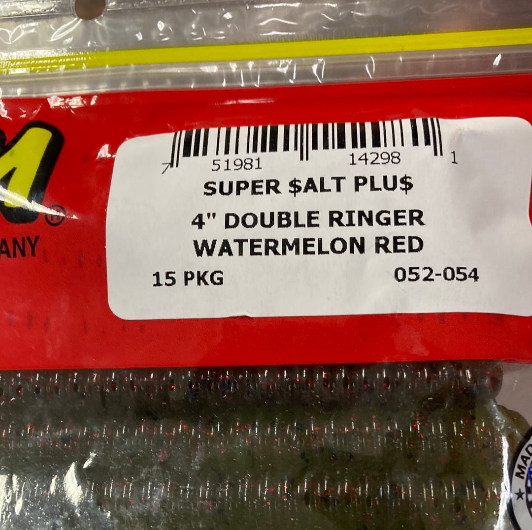 Zoom 4” Double Ringer - Watermelon Red