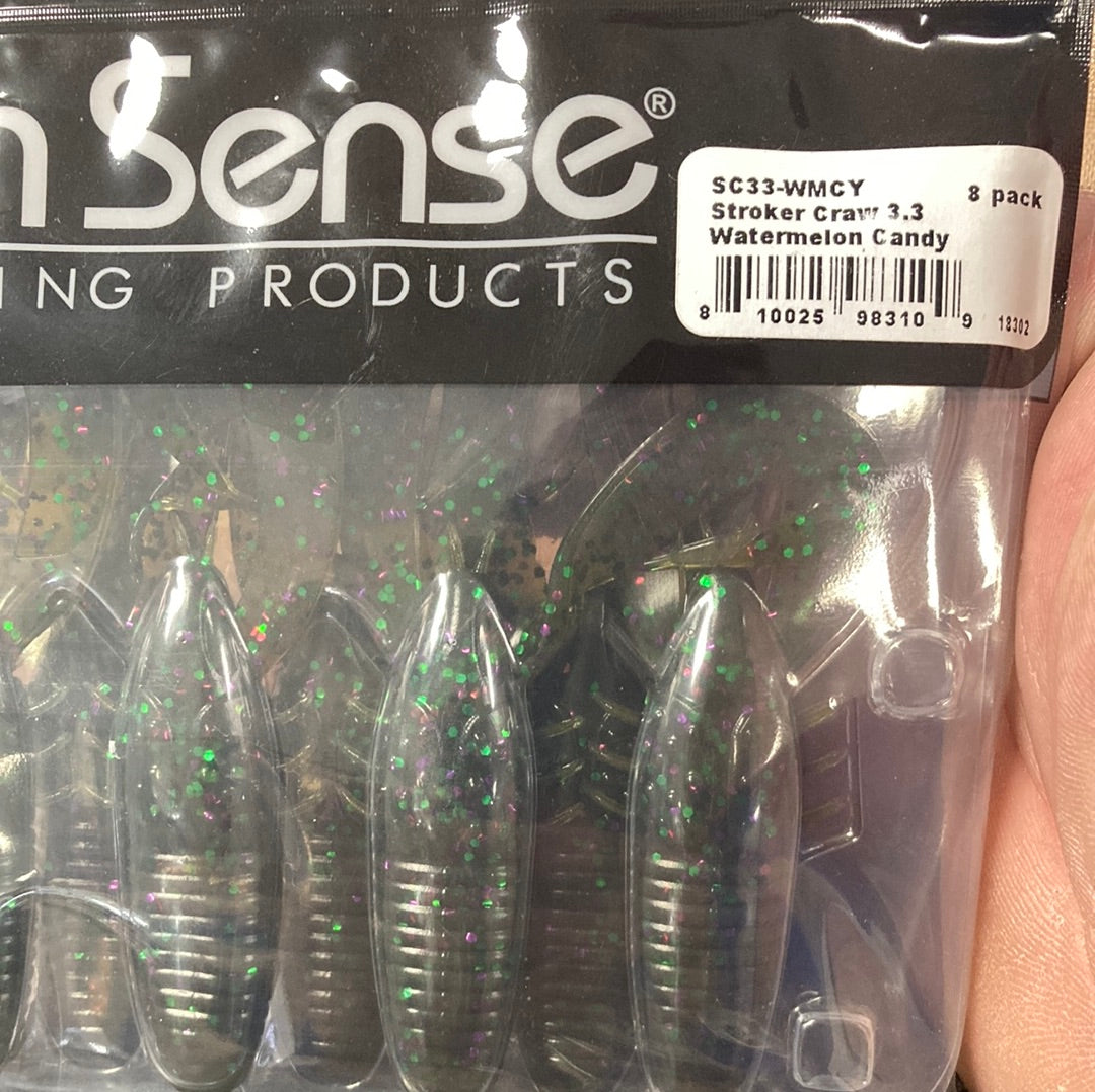 6th Sense Stroker Craw 3.3 Watermelon Candy