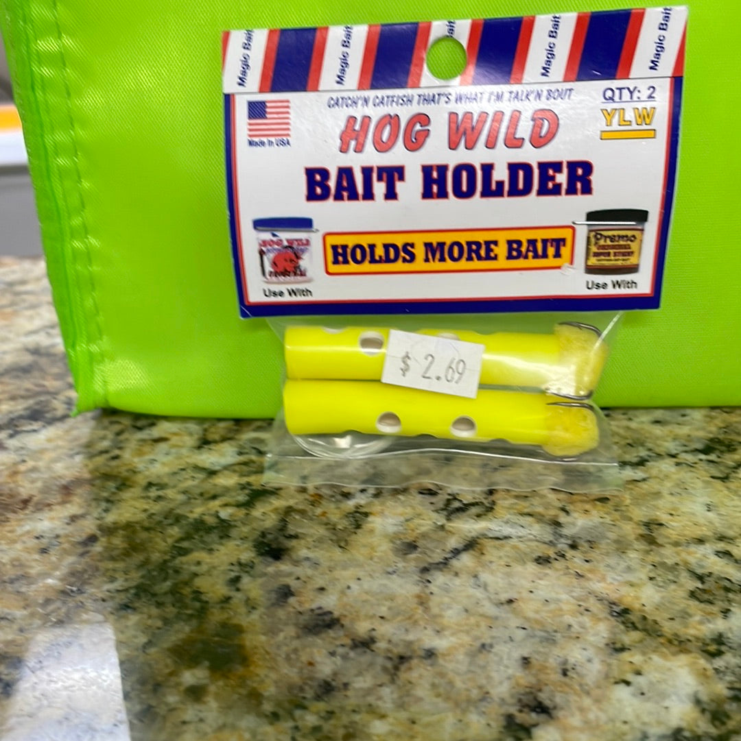 Hog Wild Bait Holder - Yellow