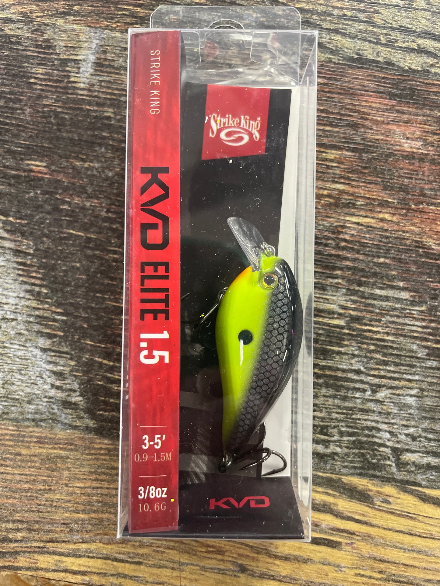 Strike King KVD Elite 1.5 Chartreuse Baitfish