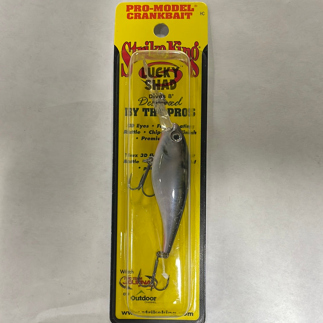 Strike King Crankbait Lucky Shad - Natural Shad