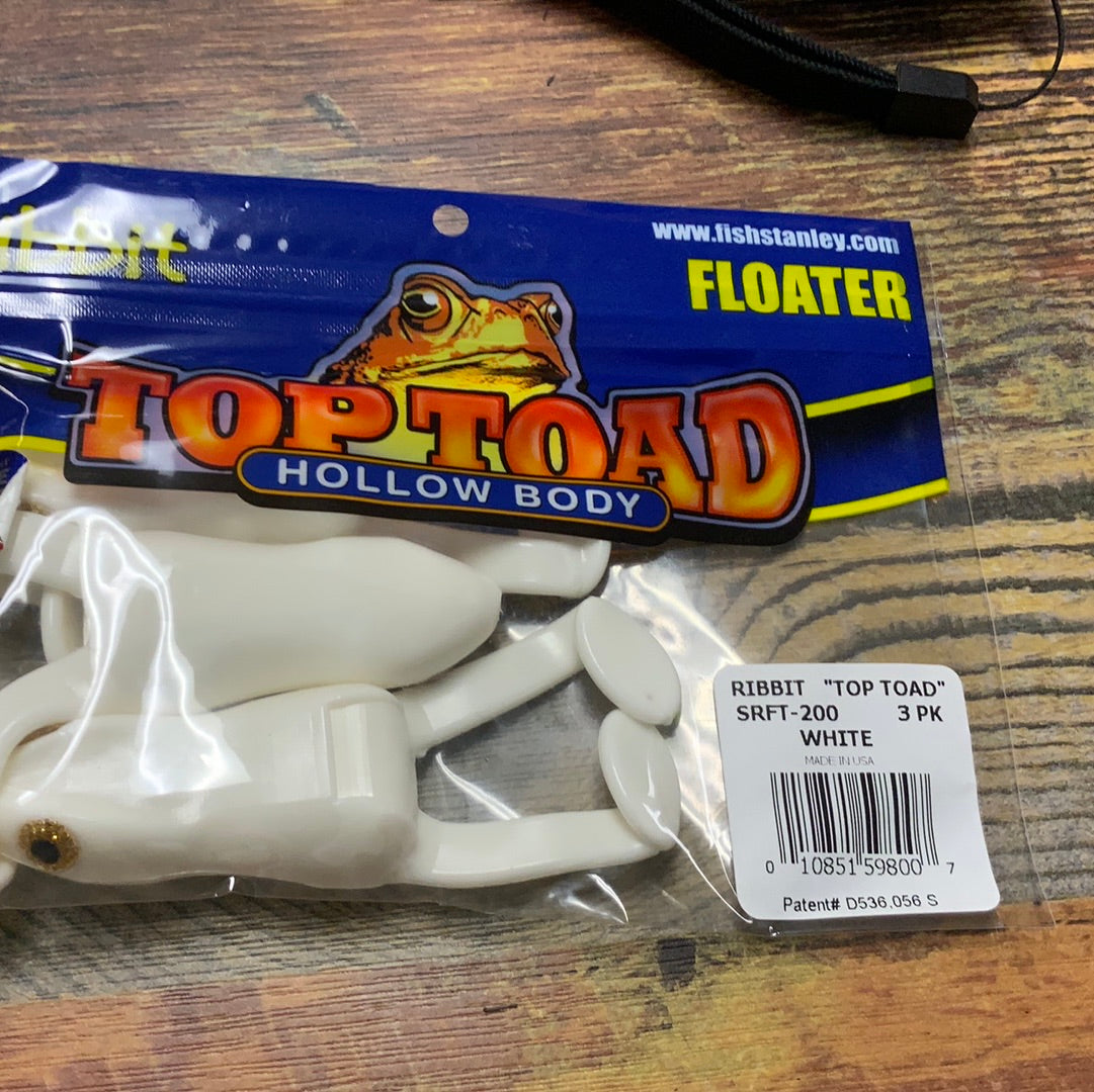 Ribbit Top Toad Floater- White