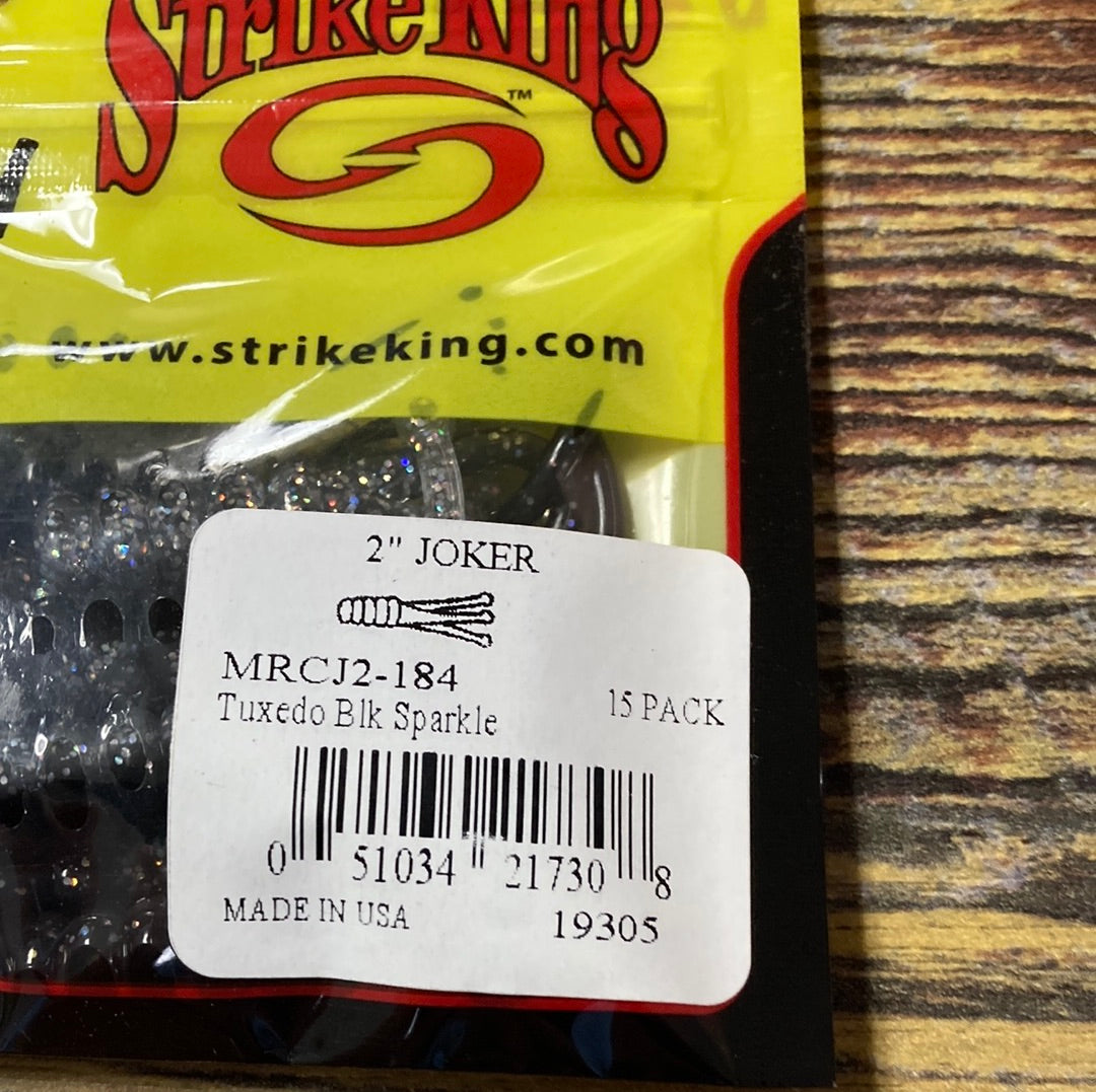 Mr Crappie 2” Joker Tuxedo Blk Sparkle